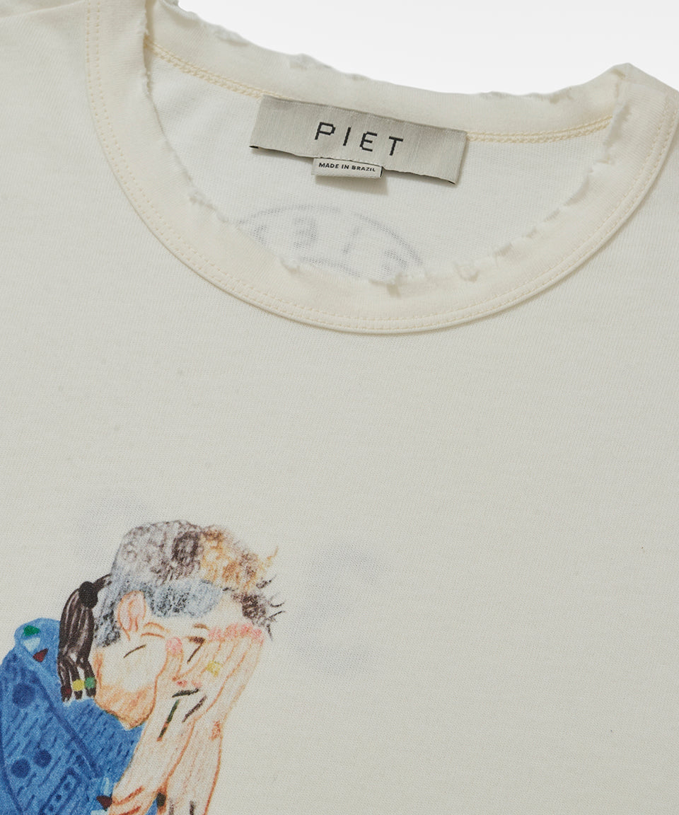 Camiseta PIET 1994 Memory - Bone White