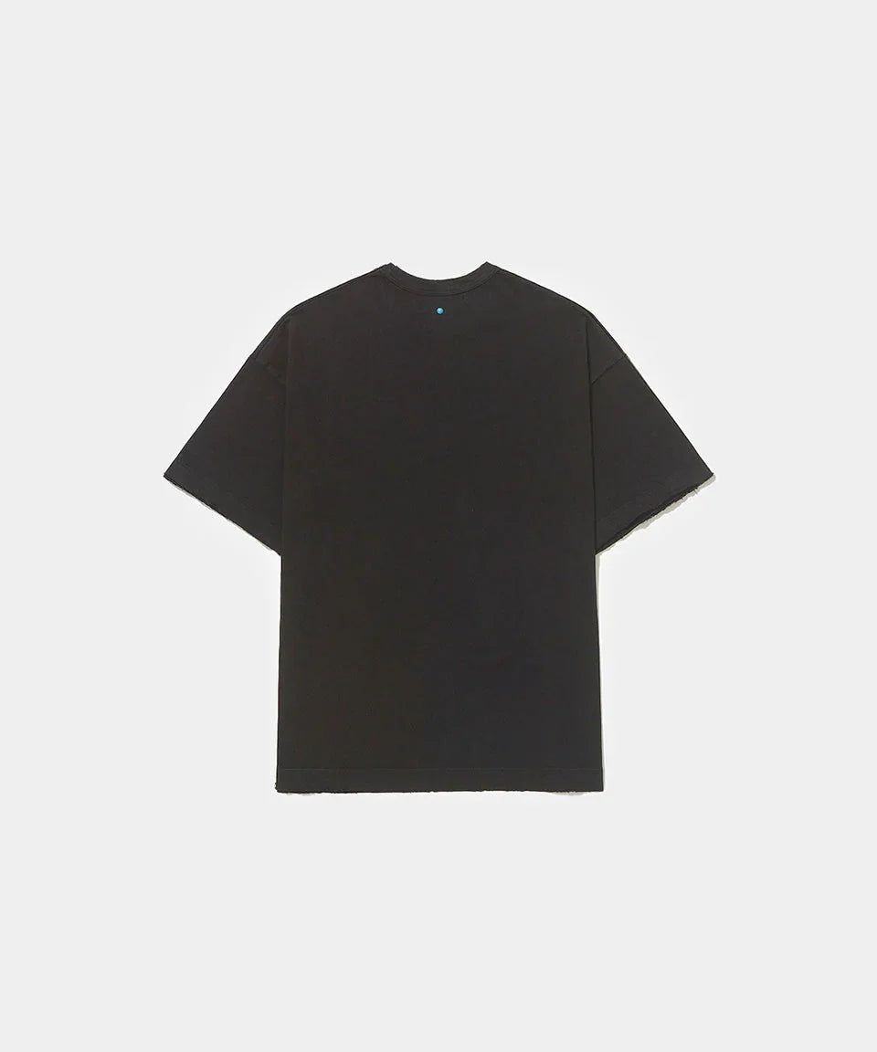 Logo T-shirt Vintage Black - Four Street