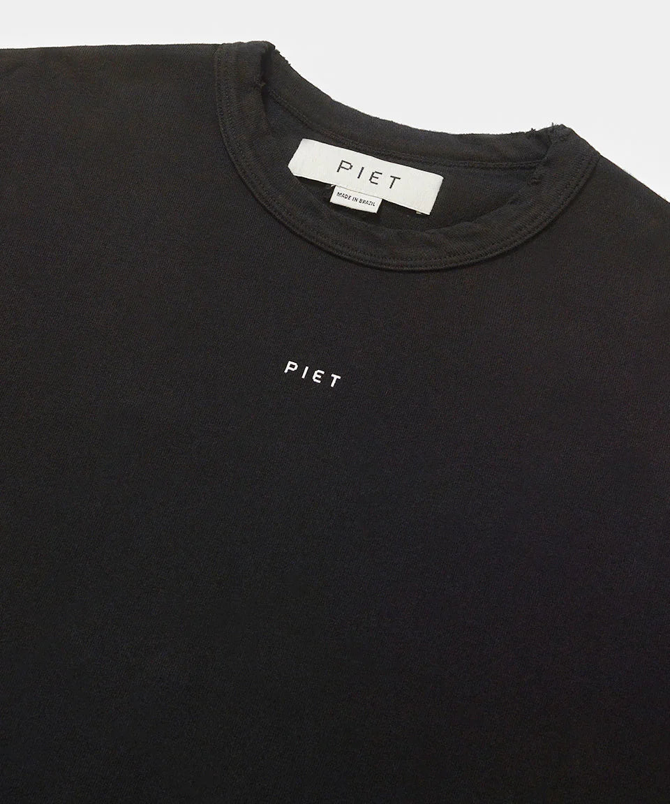 Logo T-shirt Vintage Black - Four Street