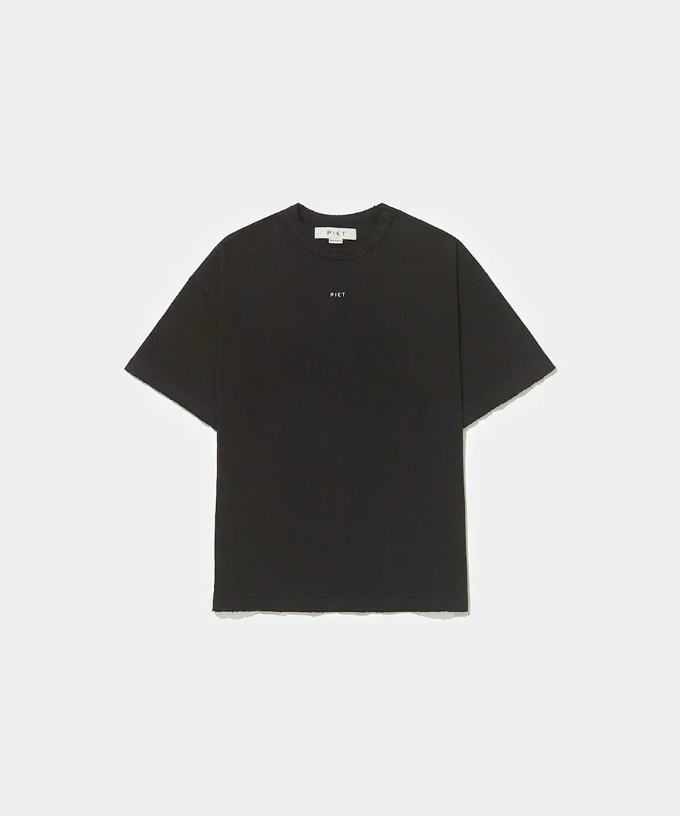 Logo T-shirt Vintage Black - Four Street