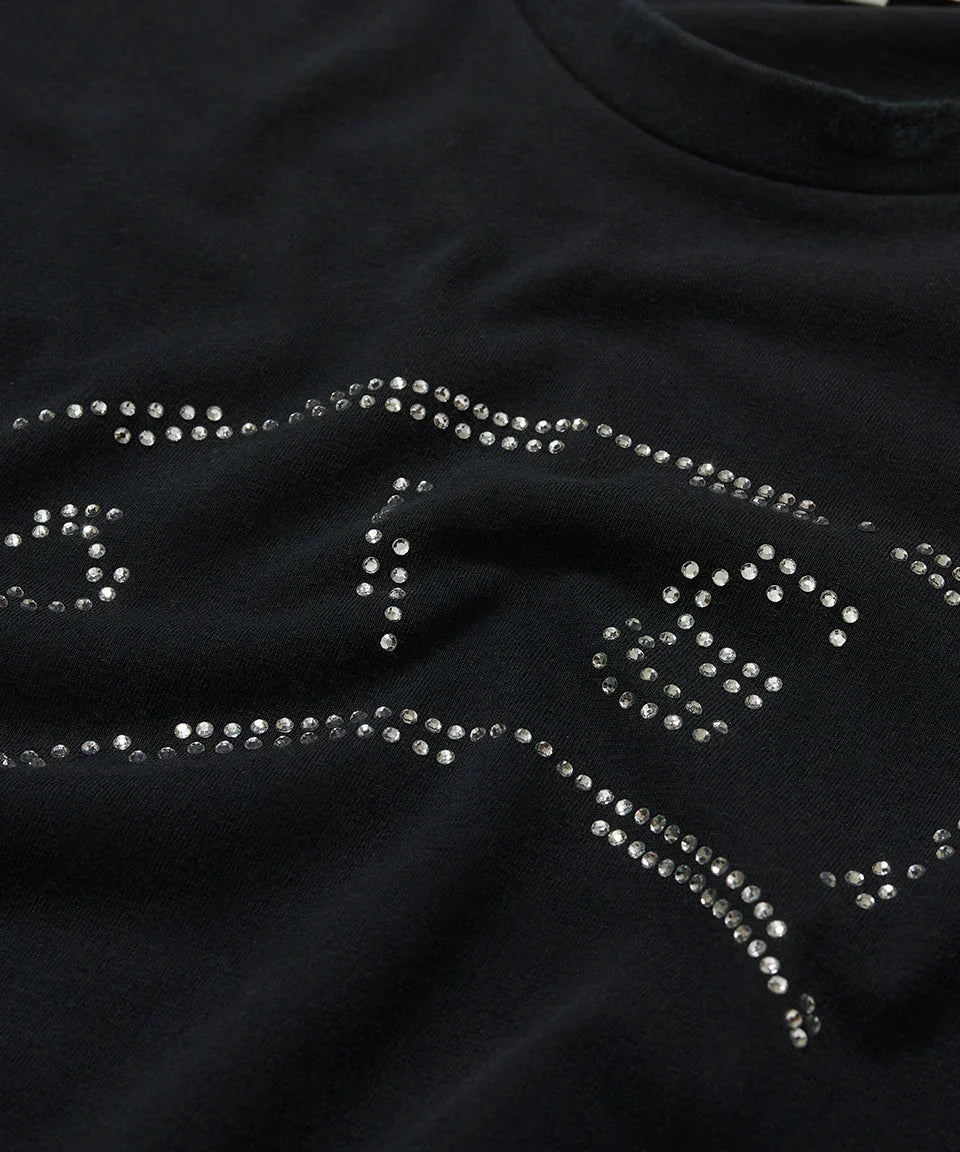 UEFA Distressed T-shirt Vintage Black - Four Street