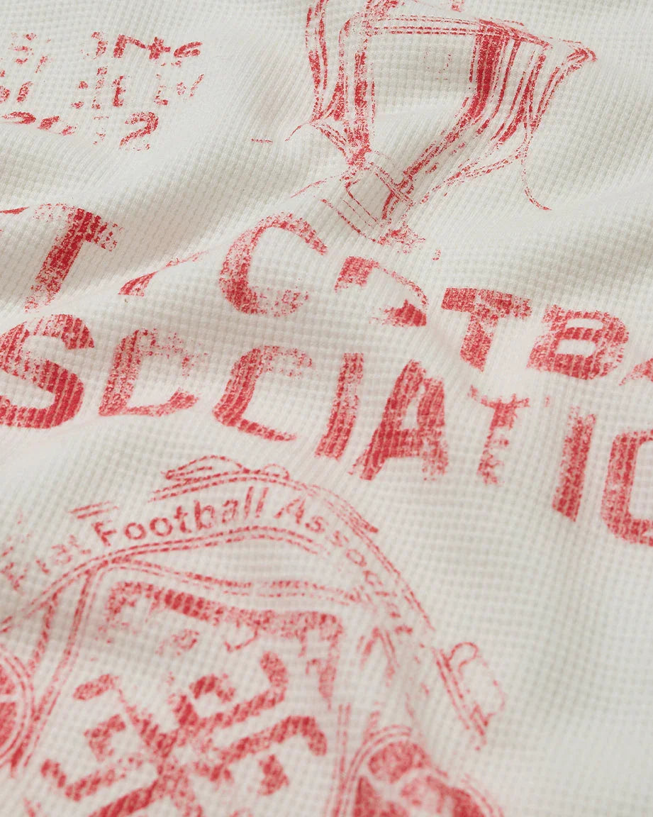 Football Association Long Sleeve T-shirt Bone White - Four Street