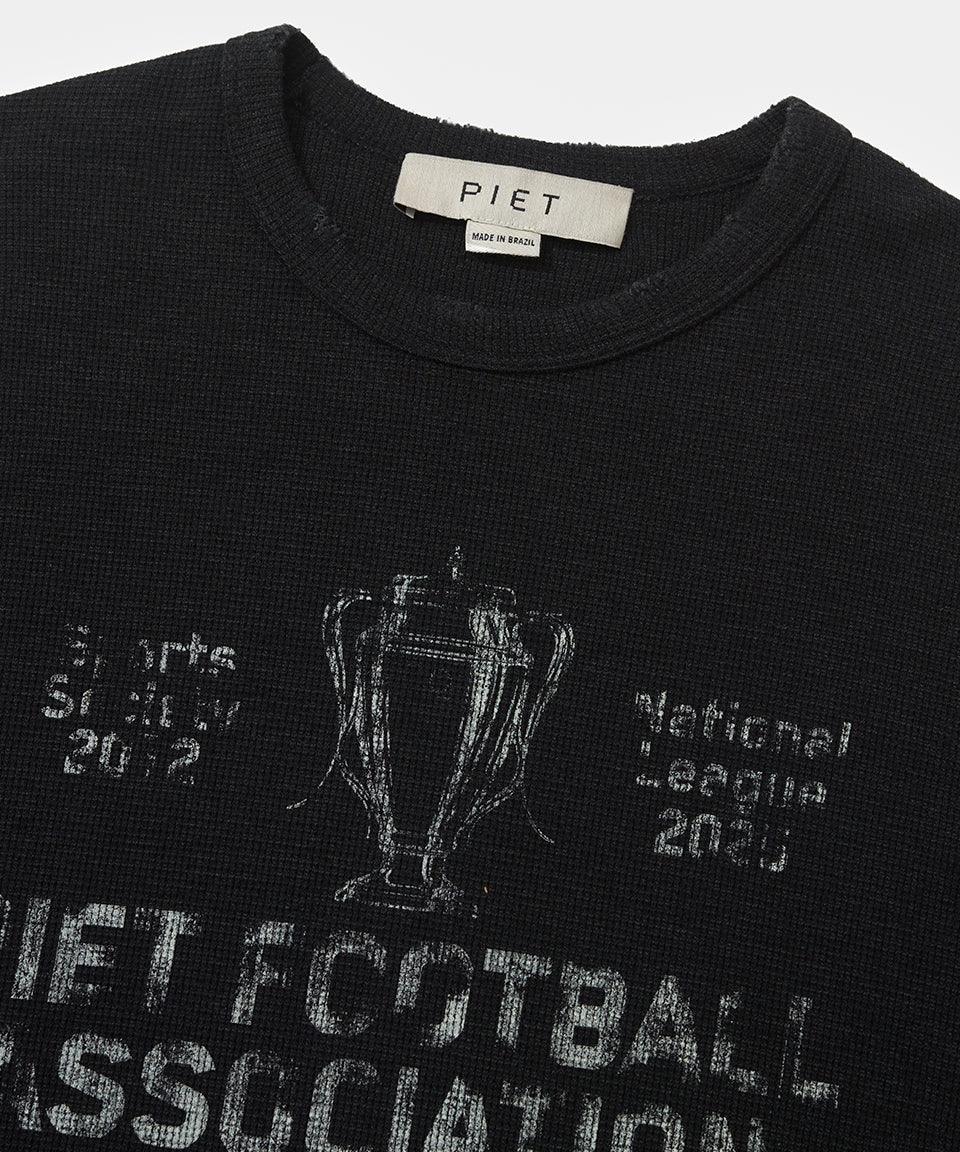 Football Association Long Sleeve T-shirt Vintage Black - Four Street