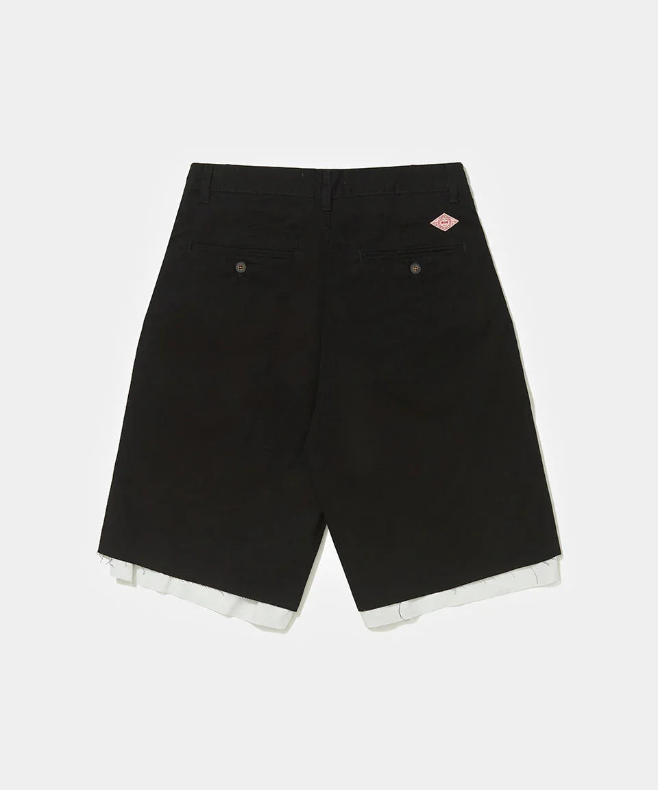 Lined Chino Shorts Black - Four Street
