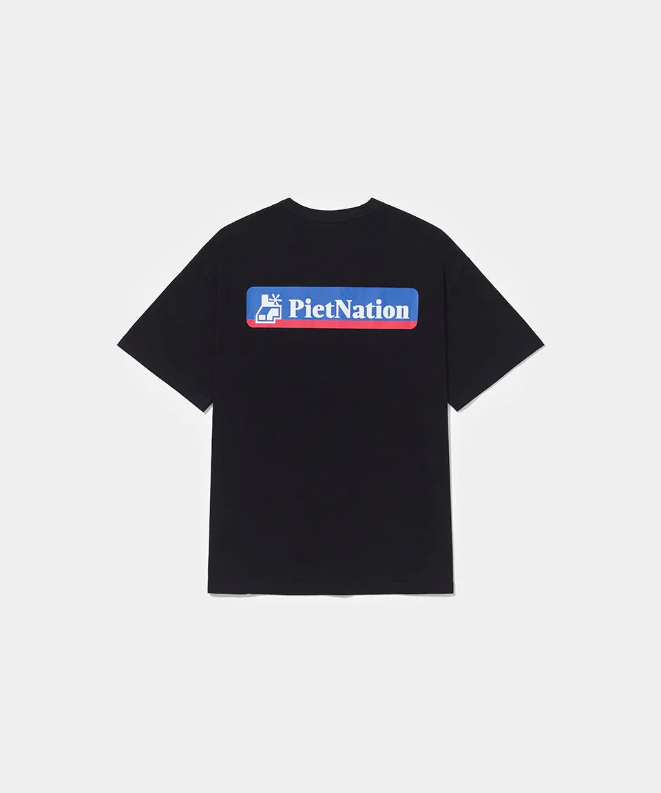 PIET Nation T-shirt Black - Four Street