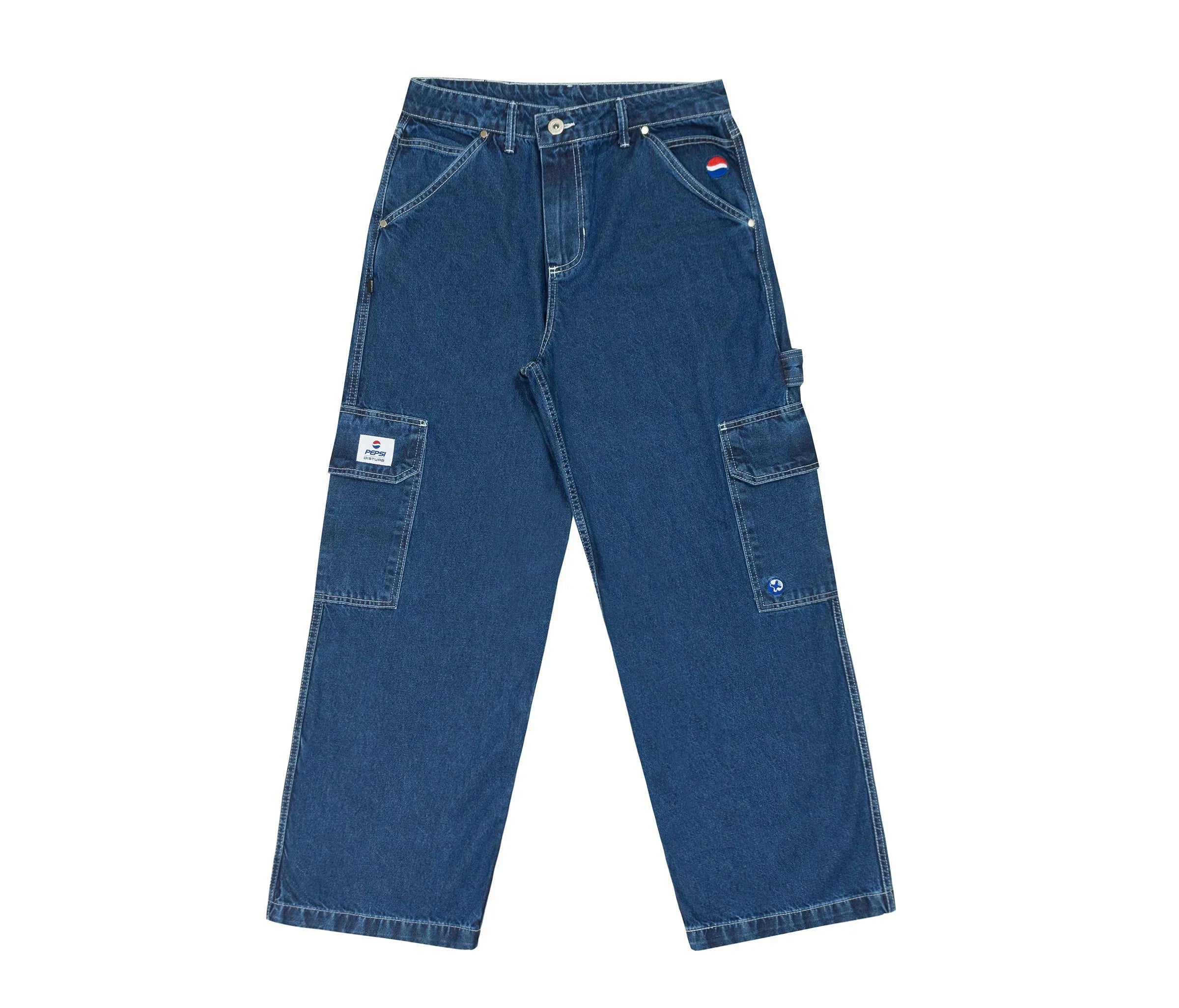 Screw Denim Pants in Blue - Four Street