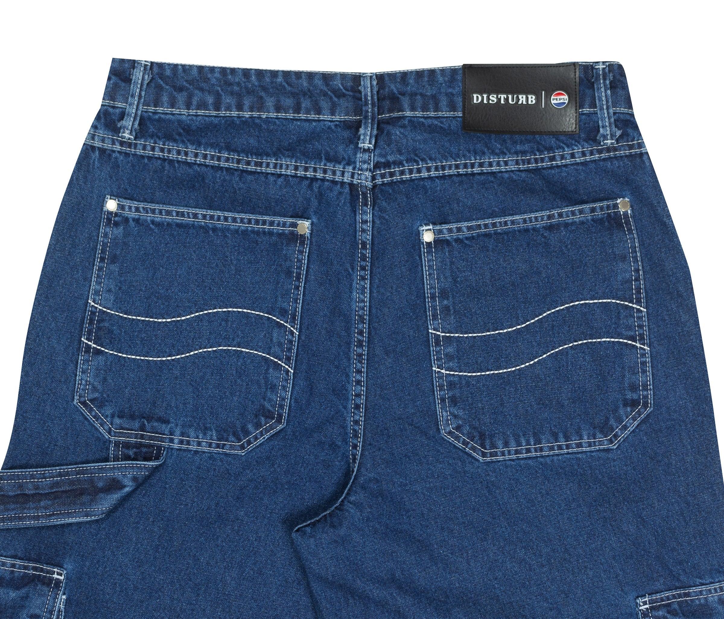 Screw Denim Pants in Blue - Four Street