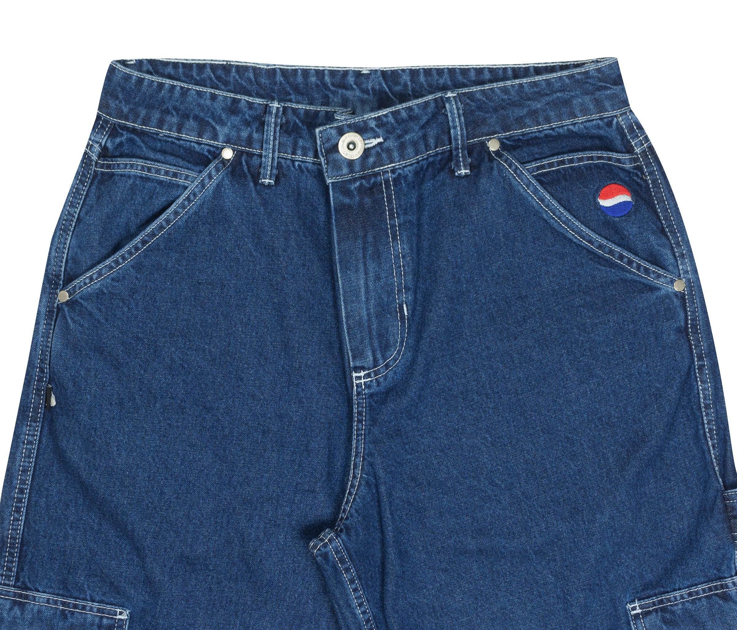 Screw Denim Pants in Blue - Four Street