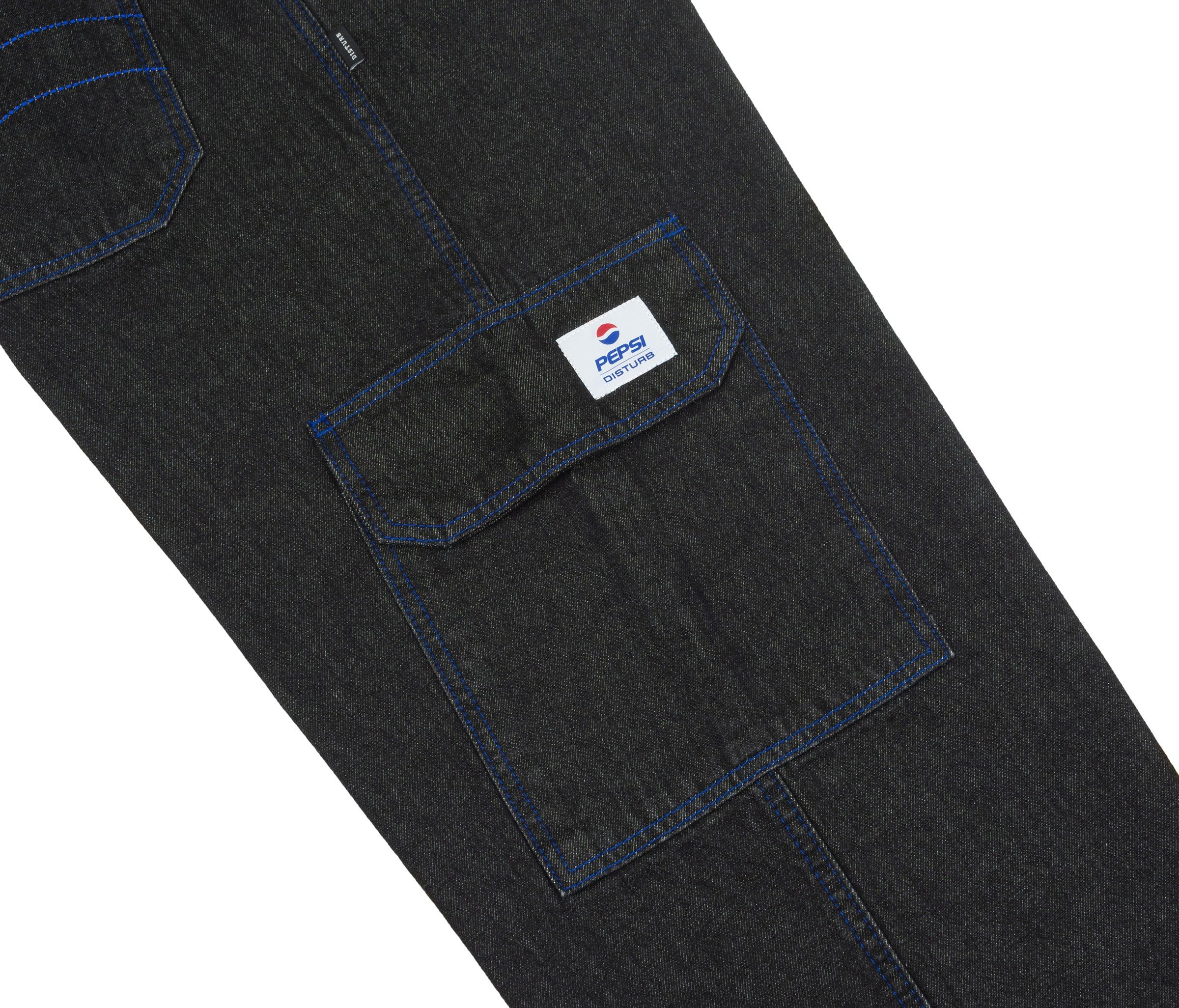 Screw Denim Pants in Black - Four Street