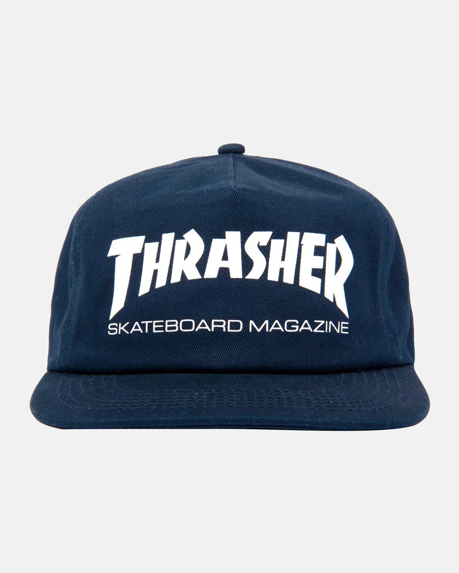 SKATE MAG - SNAPBACK - NAVY/WHITE - Four Street