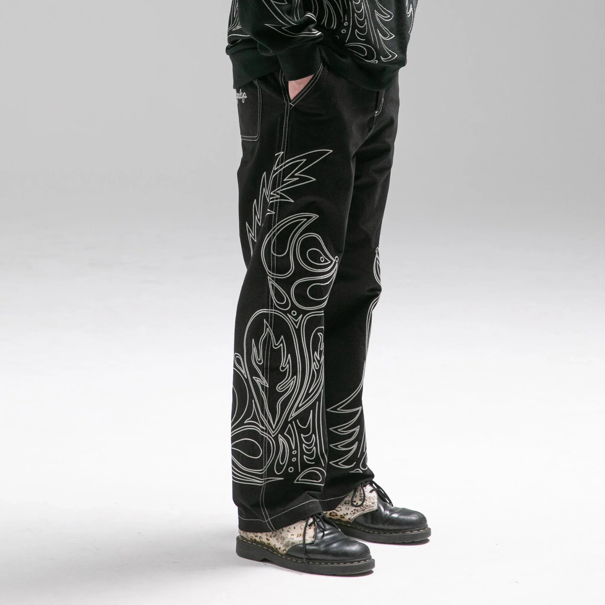 Howdy Pants (Black) - Calça - Four Street