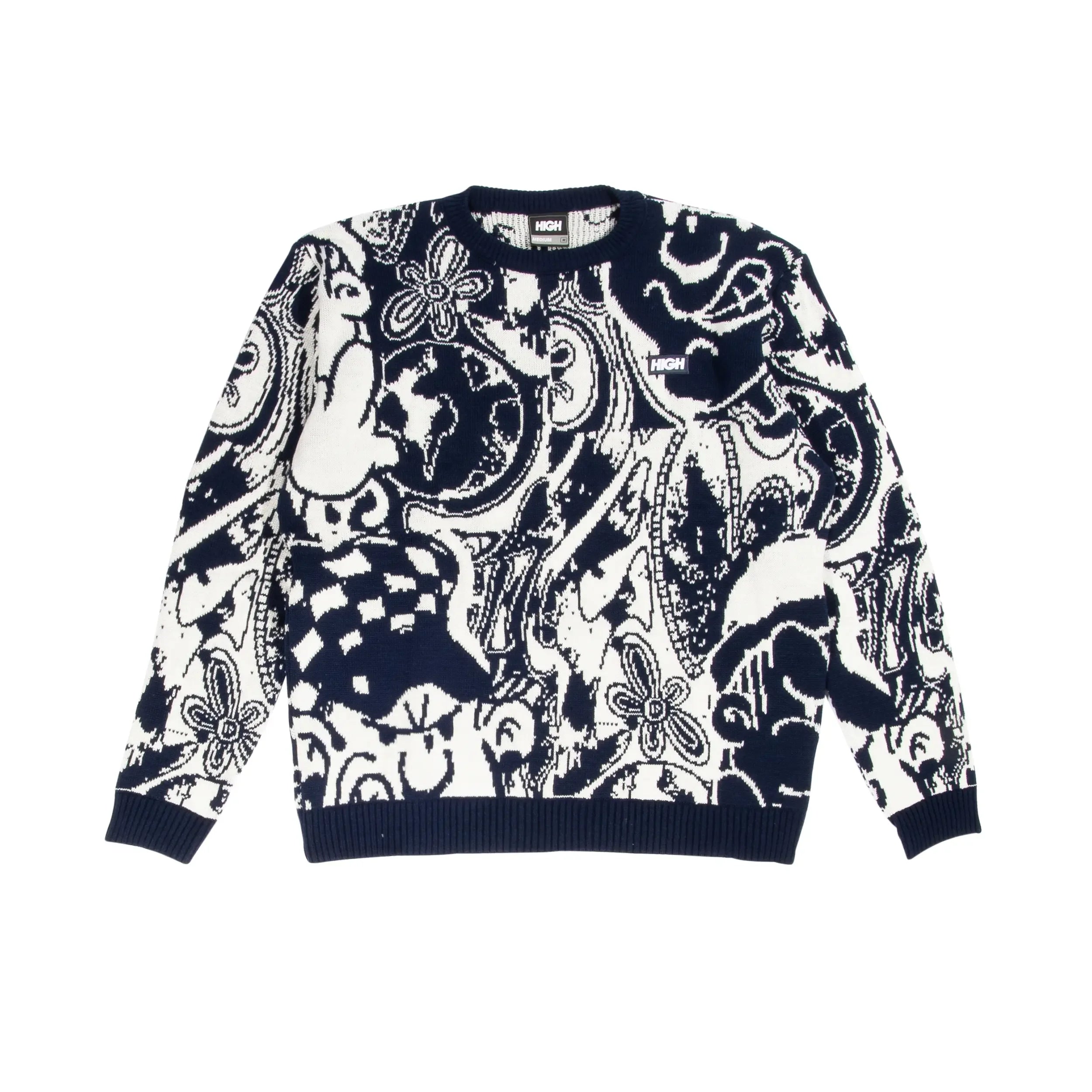 Sweater Jizzy White/Navy - Four Street
