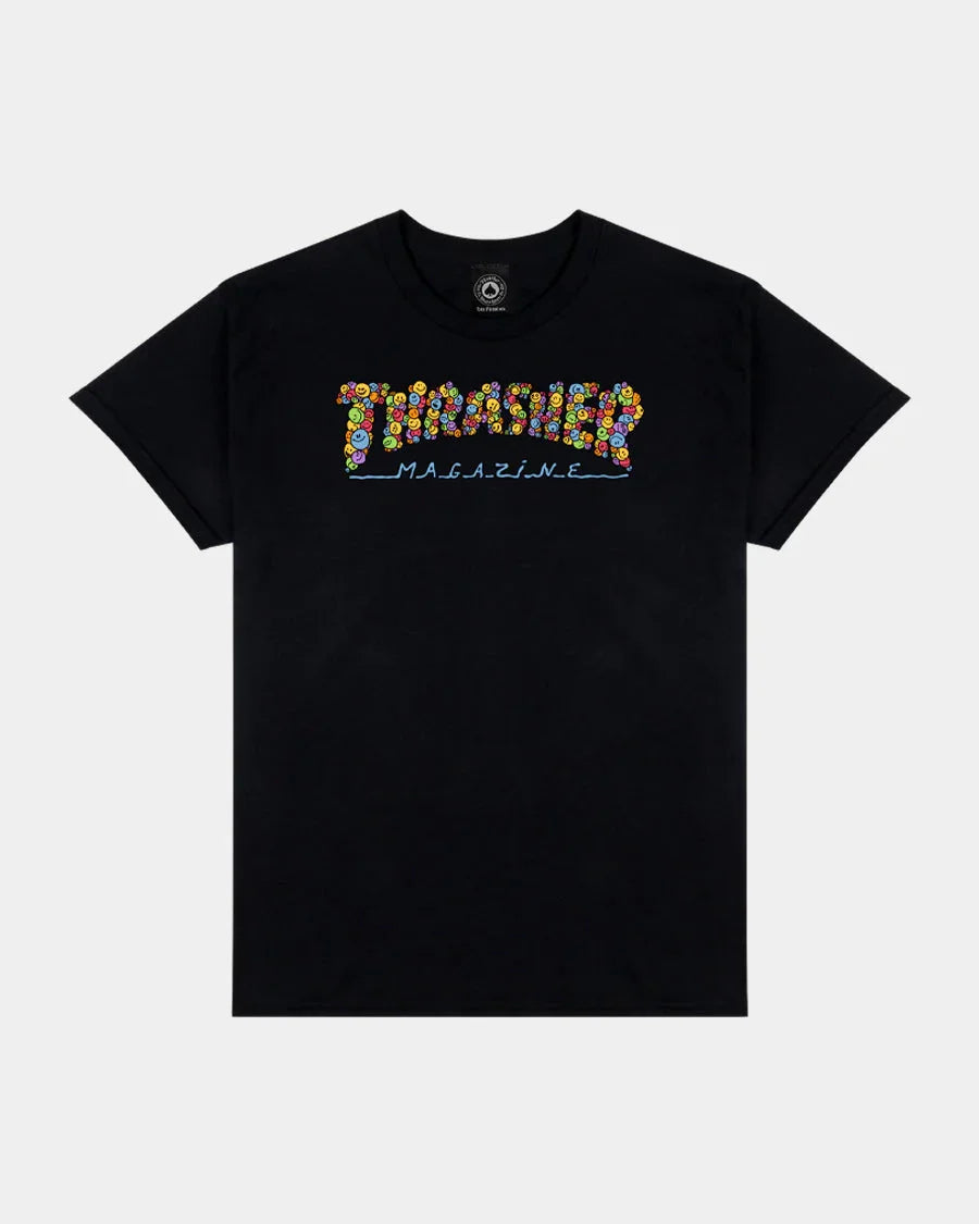 SMILE BY SPANKY - T-SHIRT - BLACK - Four Street