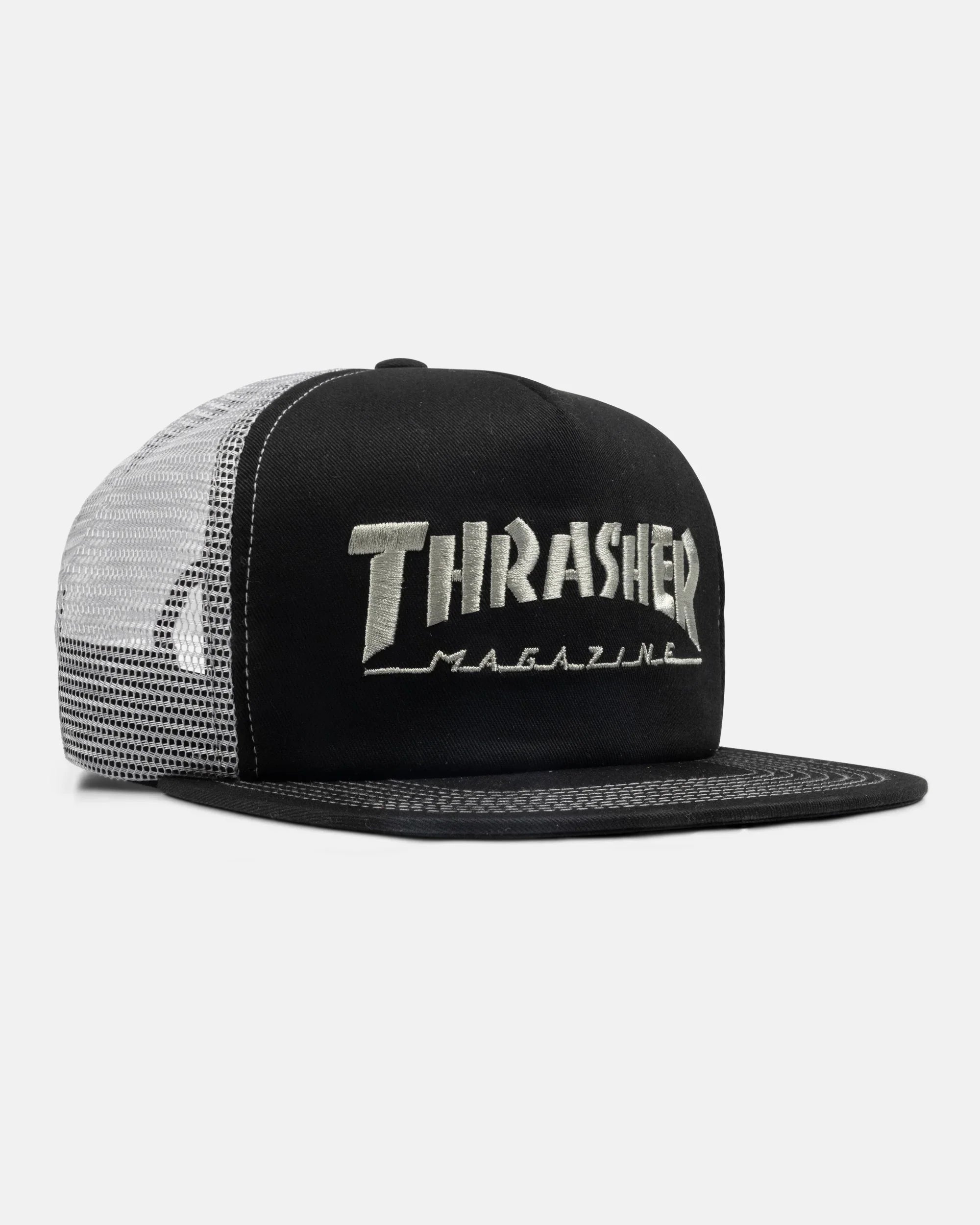 MAG LOGO - TRUCKER - BLACK / GREY - Four Street