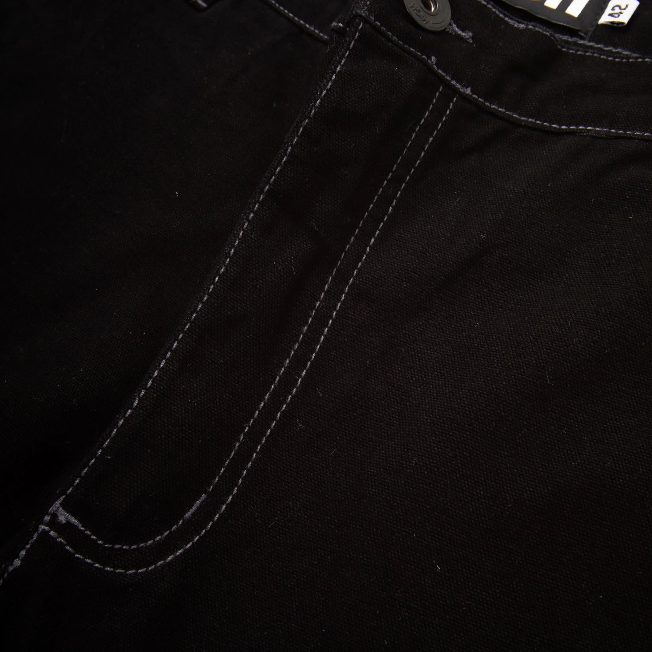 Twill Pants Target Black - Four Street