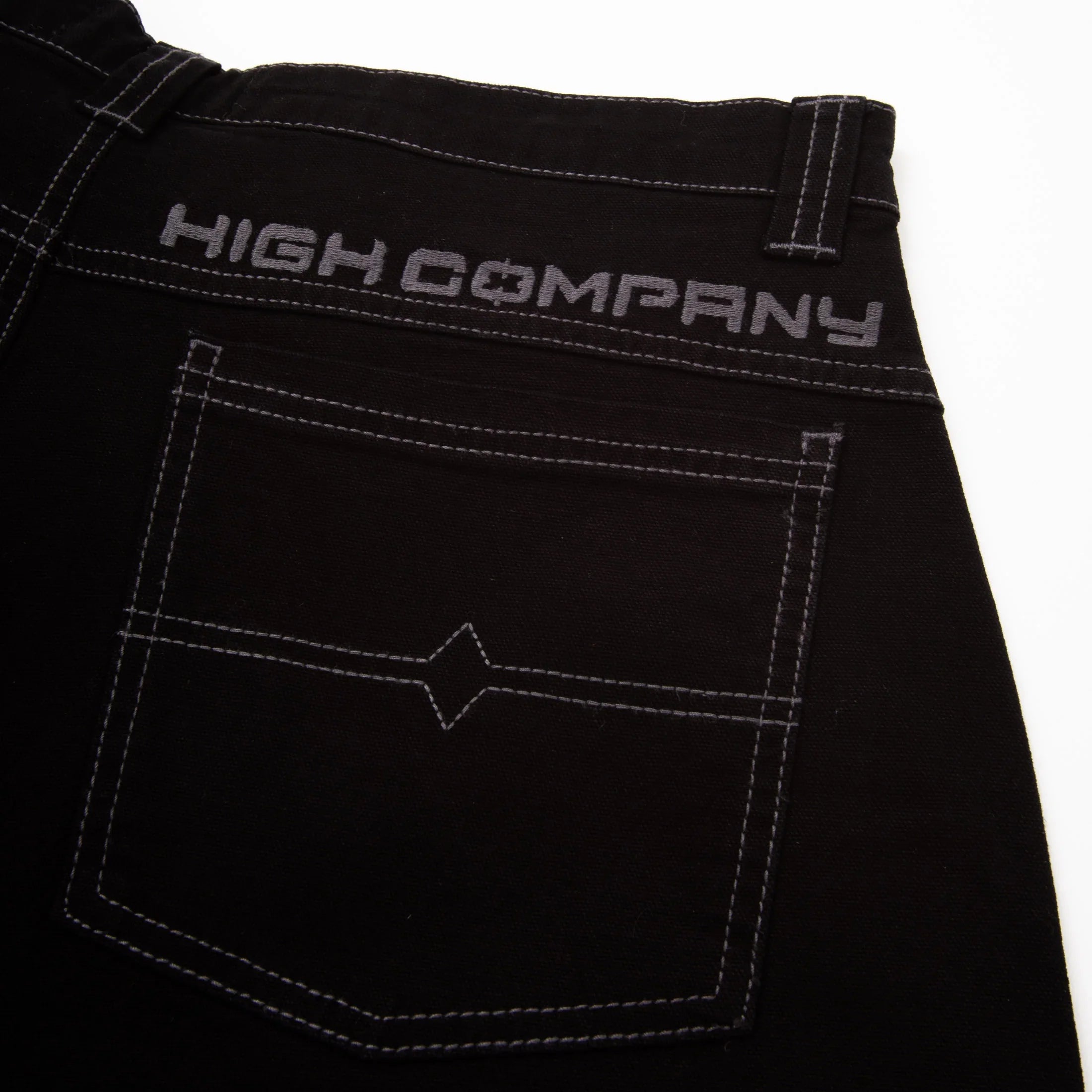 Twill Pants Target Black - Four Street