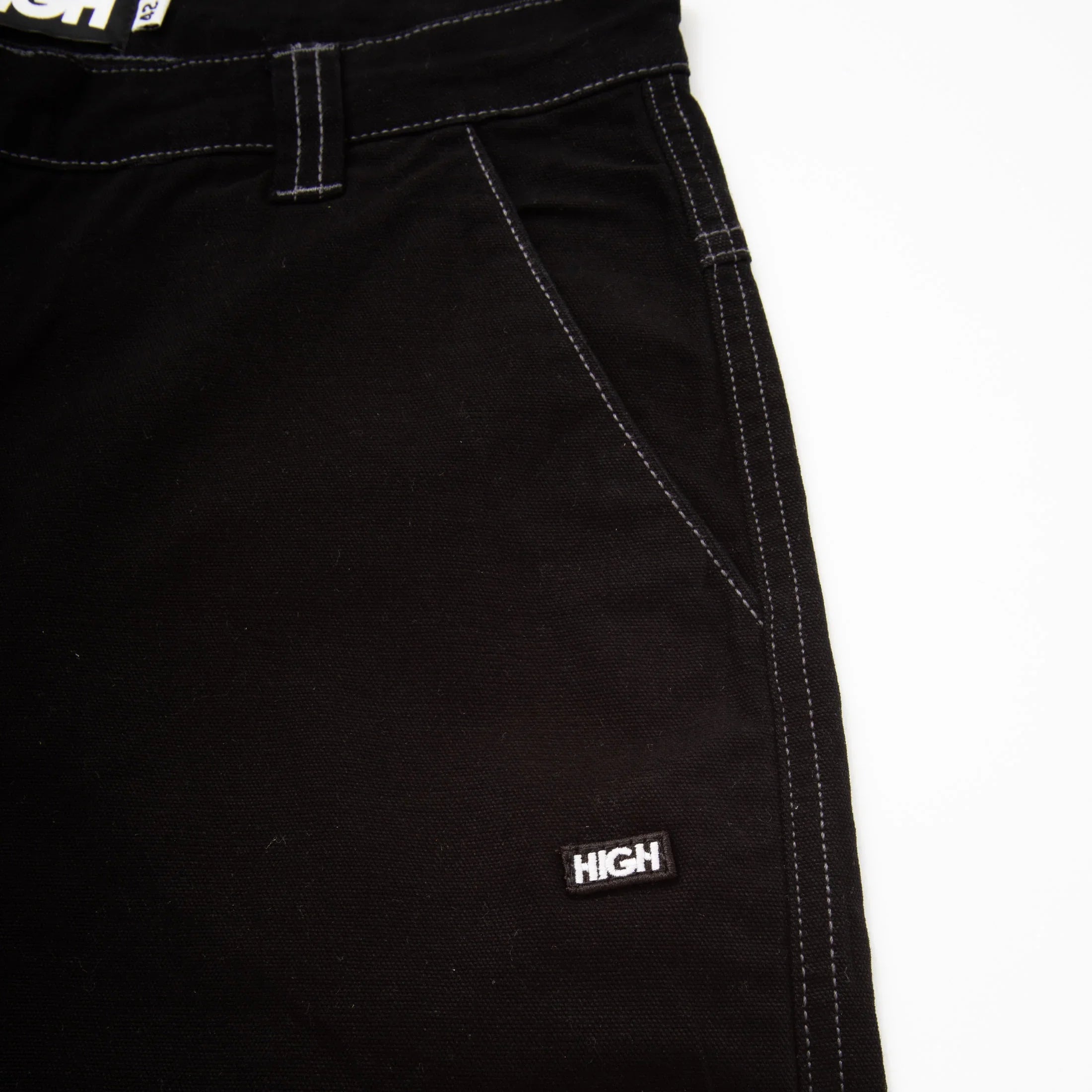 Twill Pants Target Black - Four Street