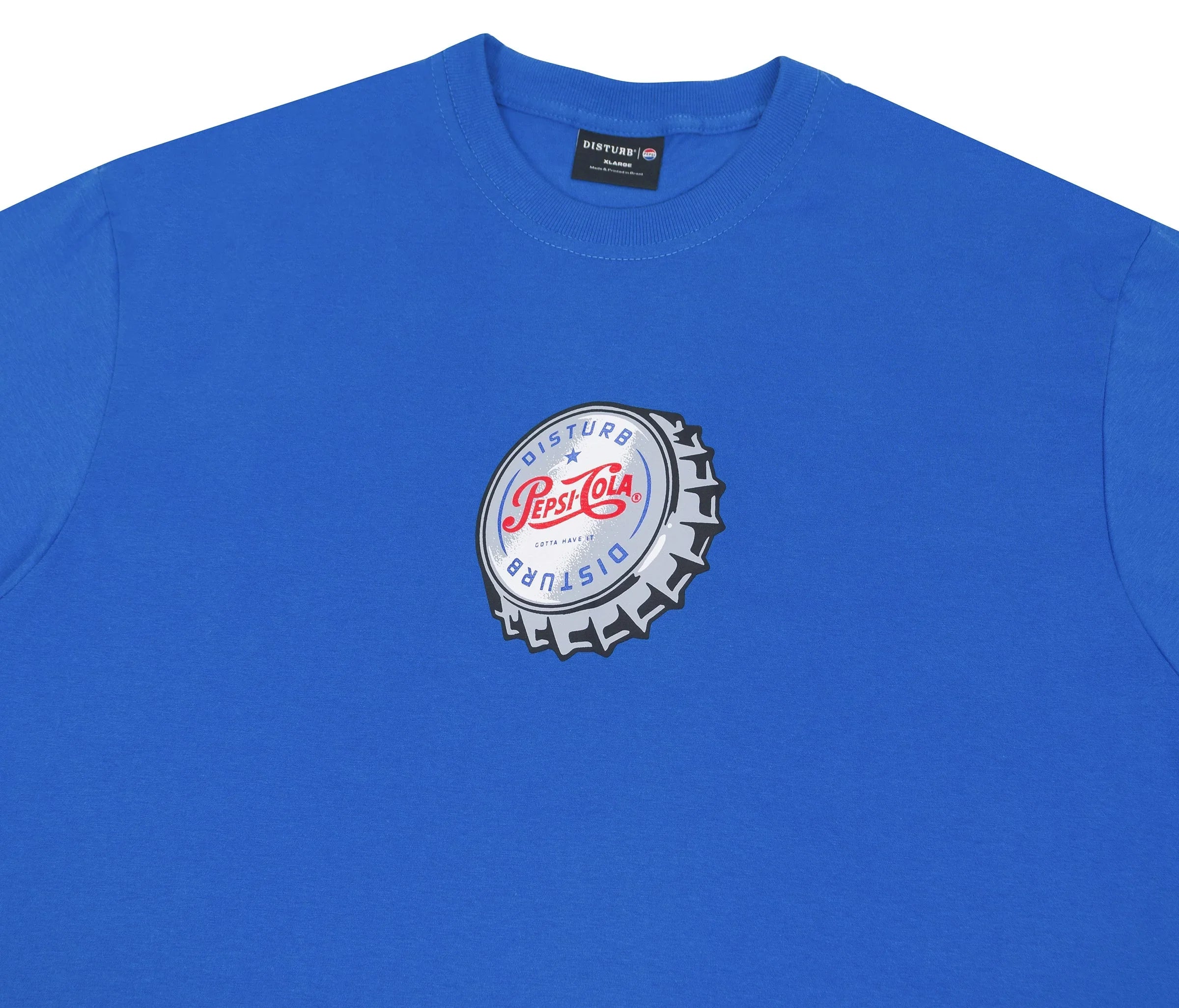 Vintage Cap Tee in Blue - Four Street