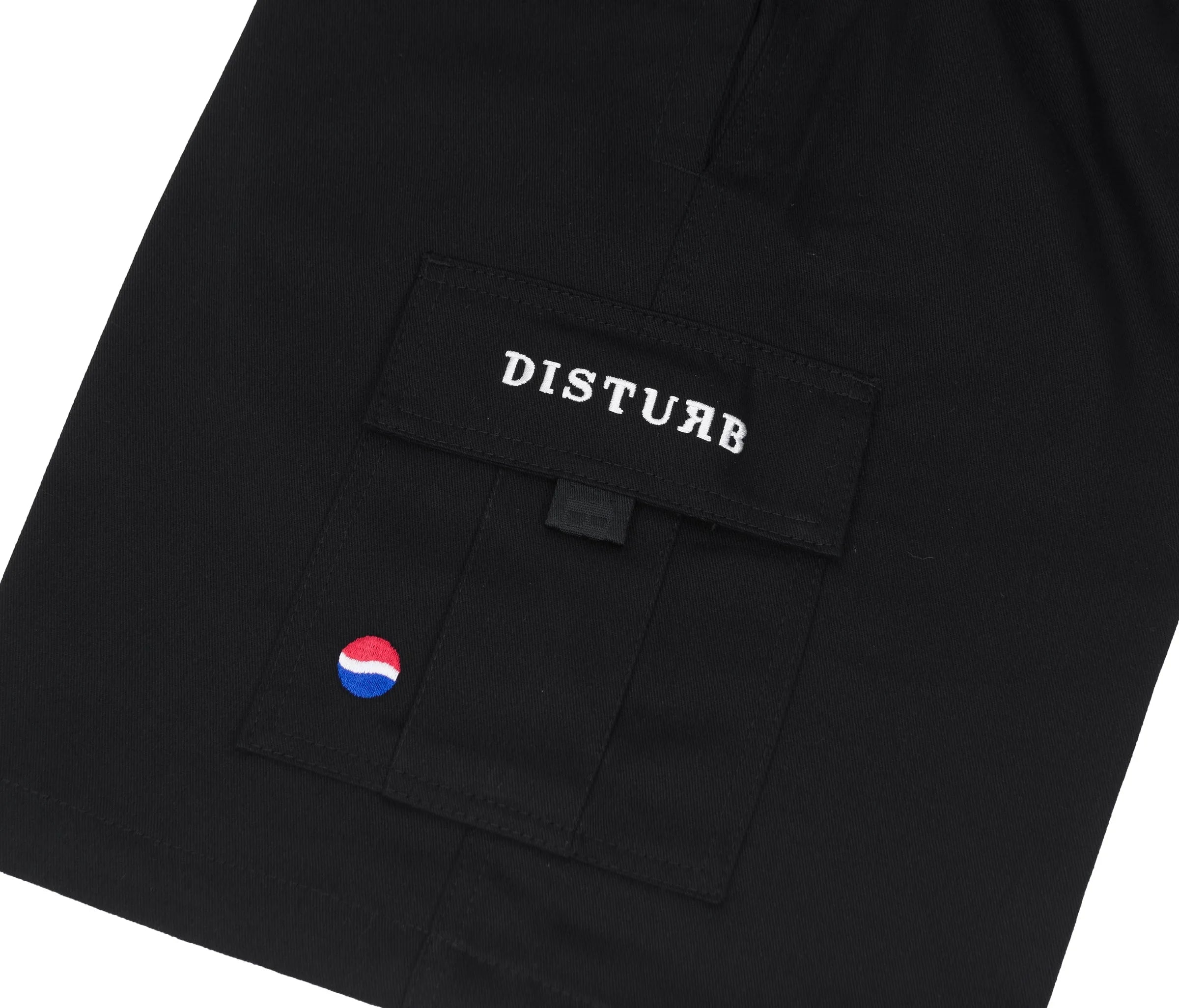 Vintage Twill Shorts in Black - Four Street