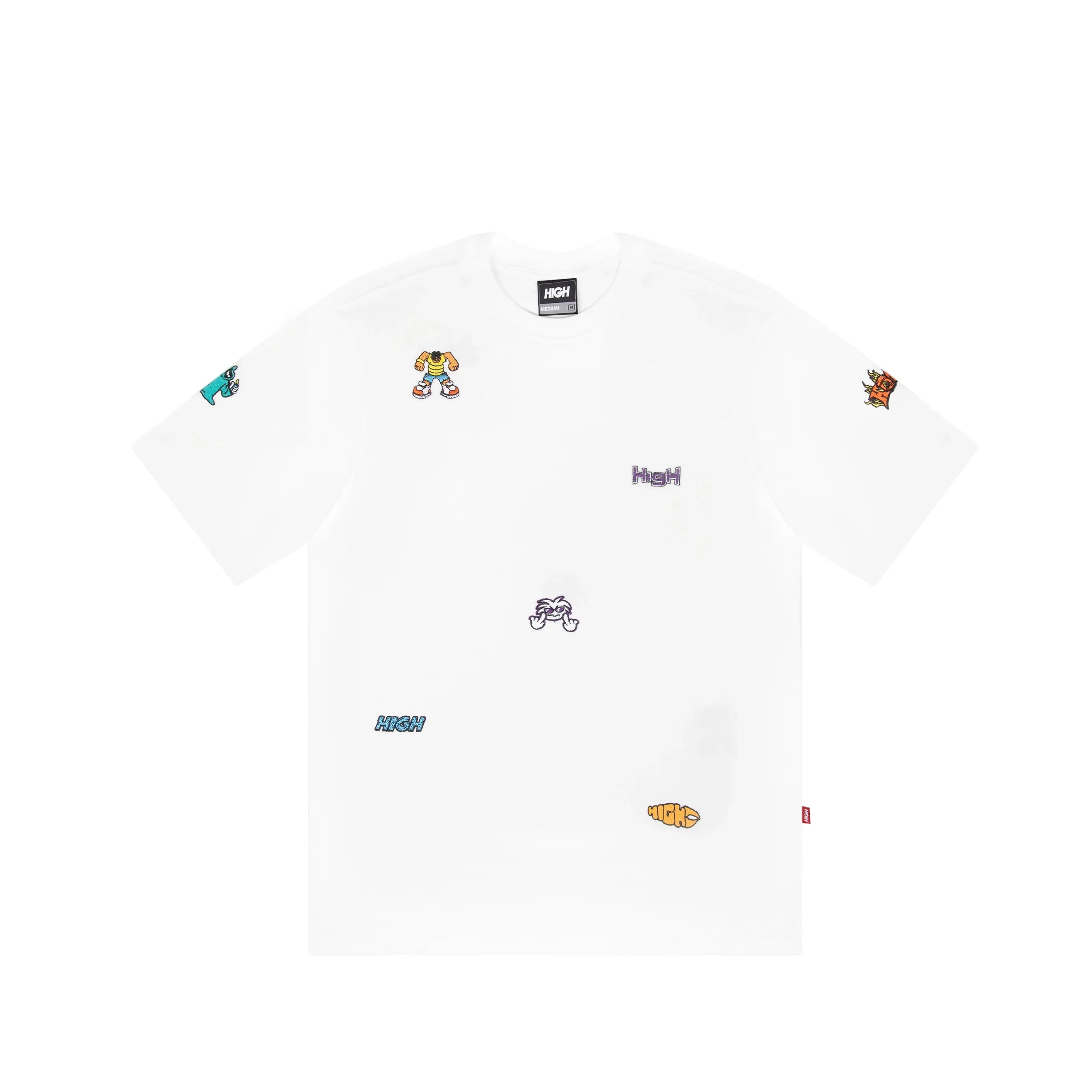 Work Tee Doodles White - Four Street