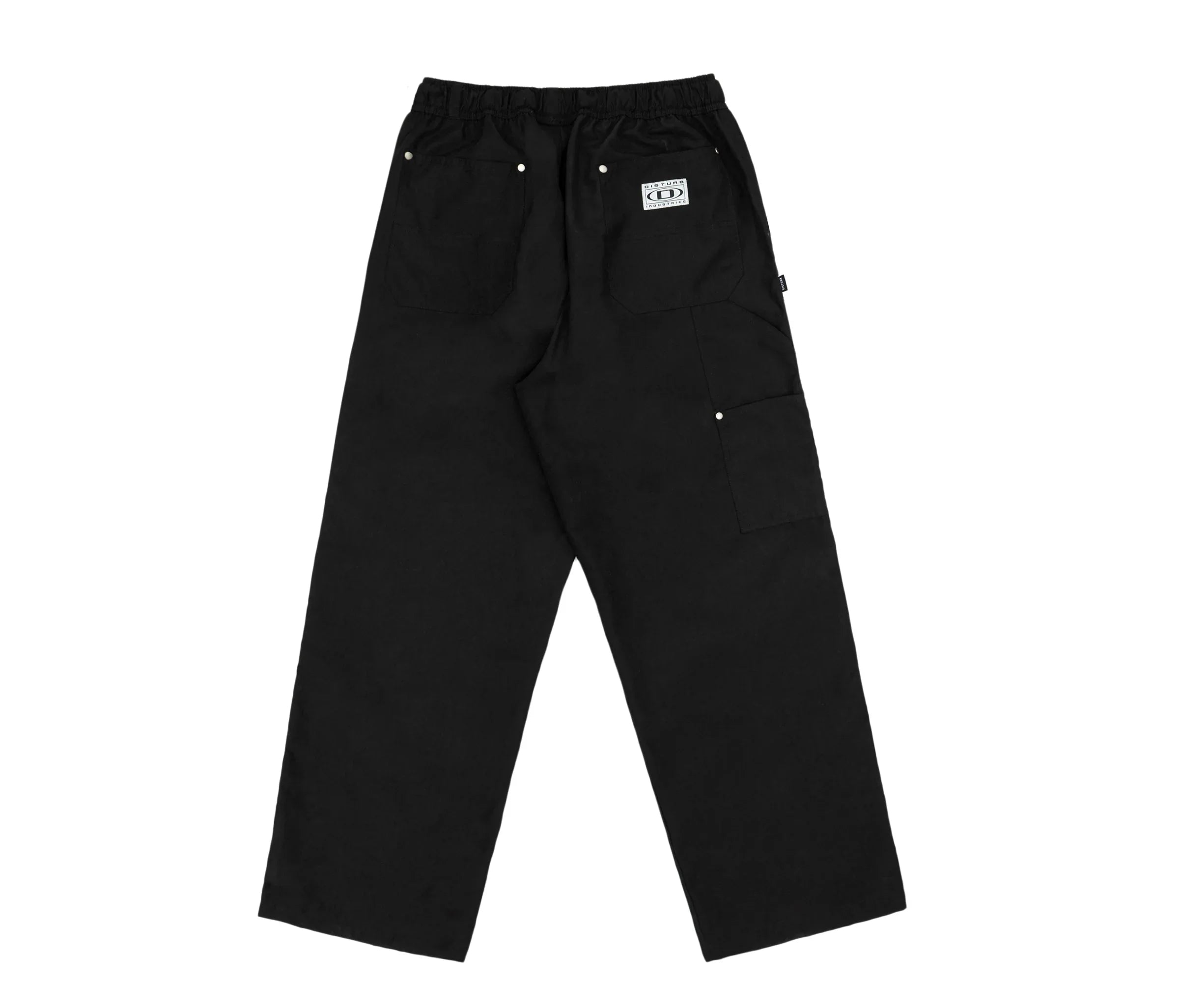 Workwear Twill Pants In Black - Four Street