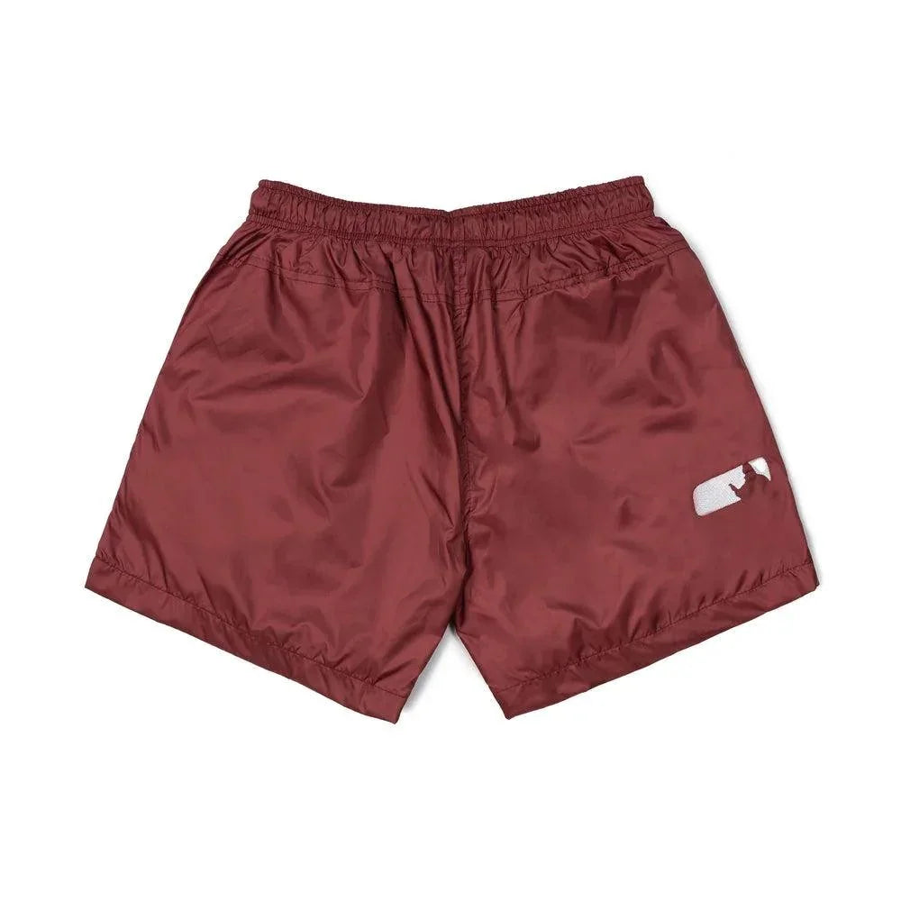 Shorts Sufgang Arabic Script Burgundy - Four Street