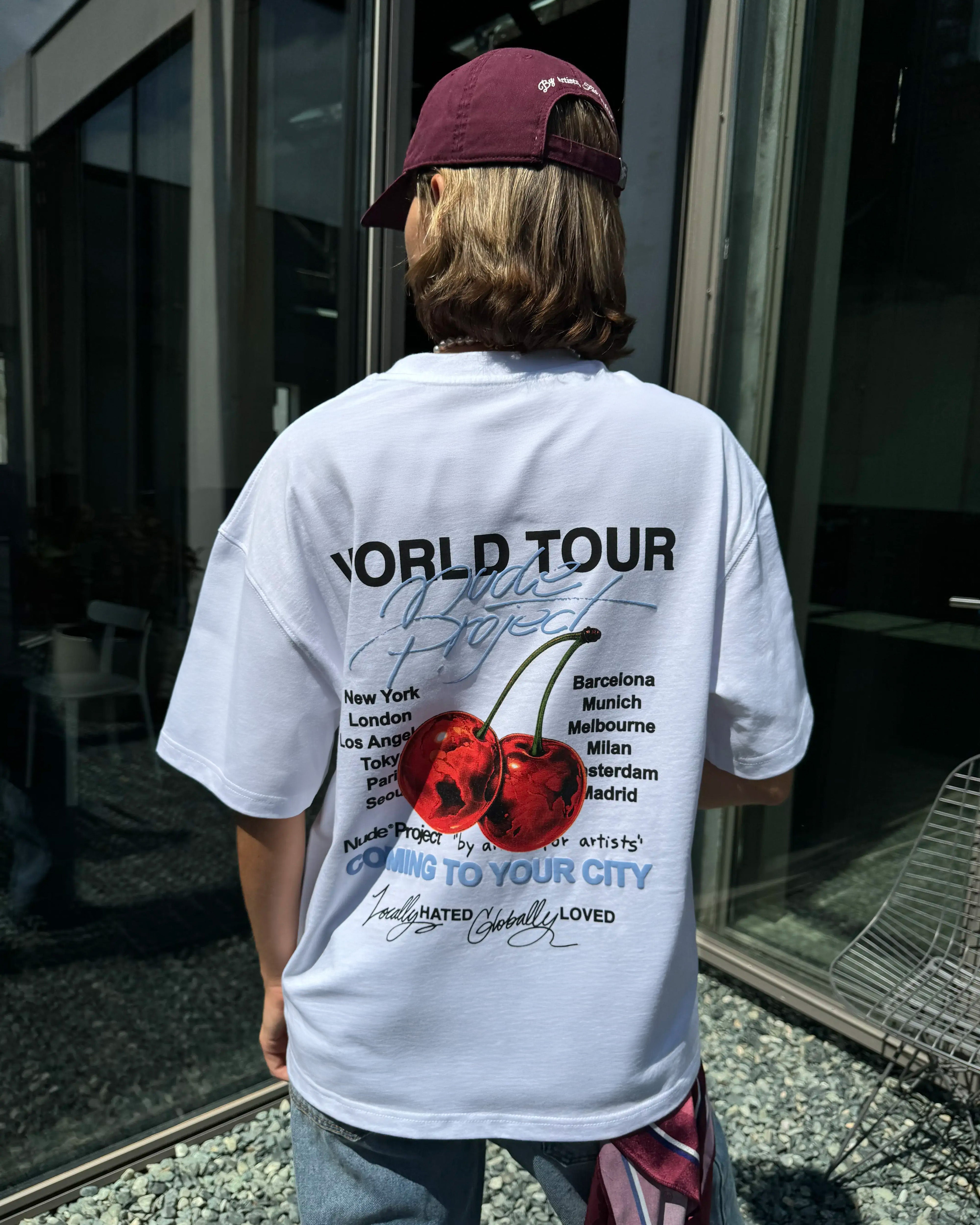 Nude Tour Tee White