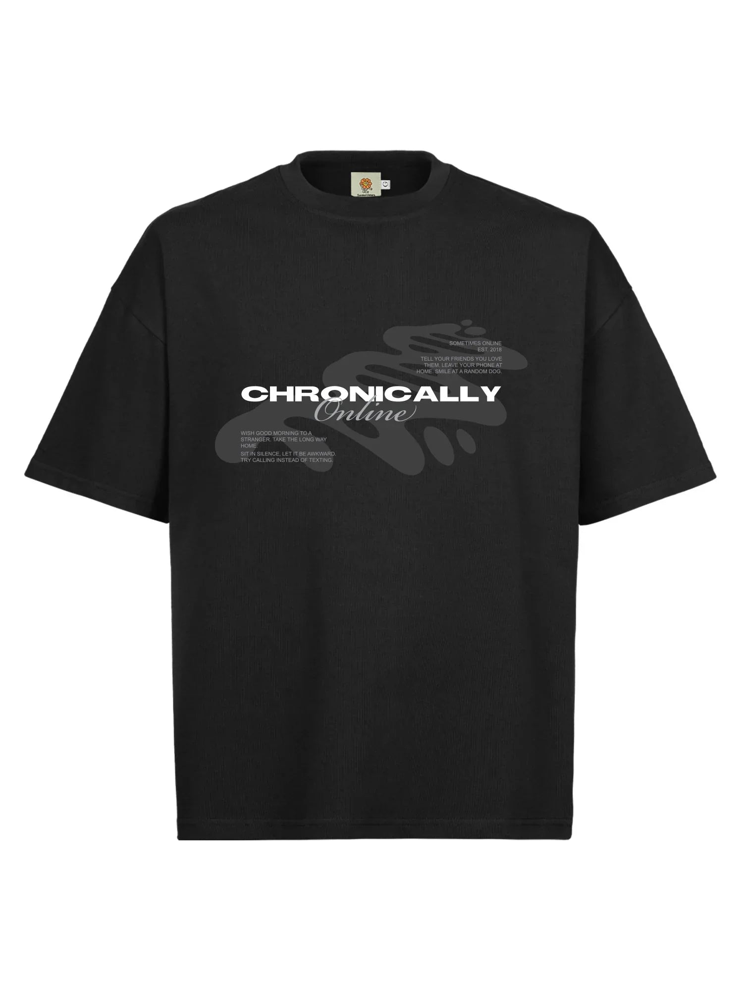 Camiseta Boxy Chronically Online - Four Street