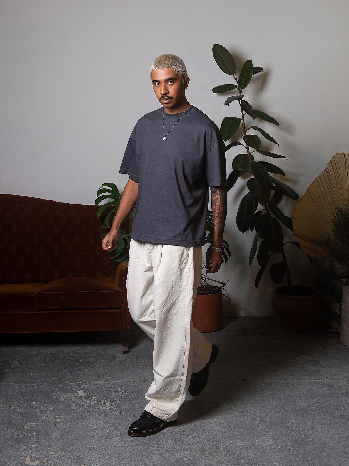 Camiseta Boxy Cinza - Four Street