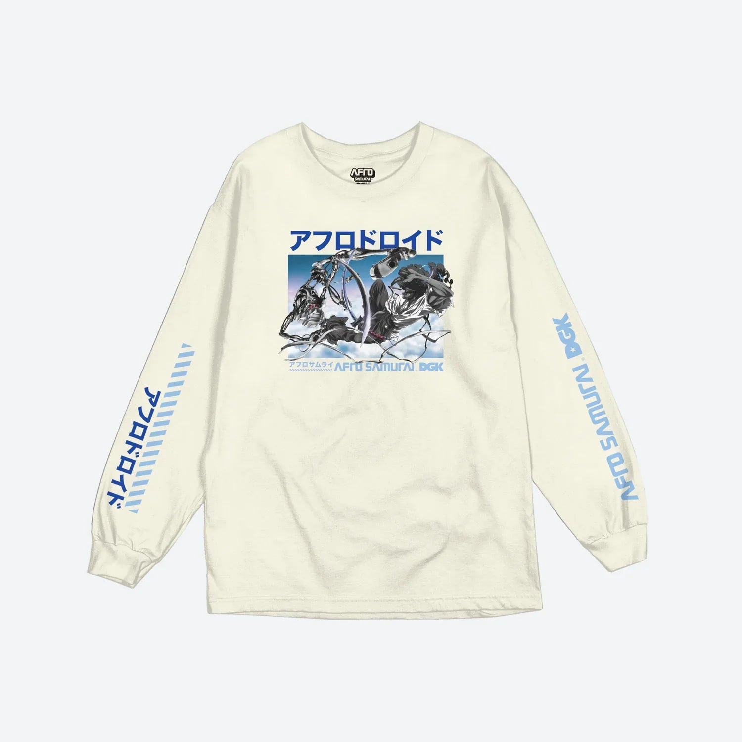 Afro vs. Afro Droid Long Sleeve T-Shirt - Four Street