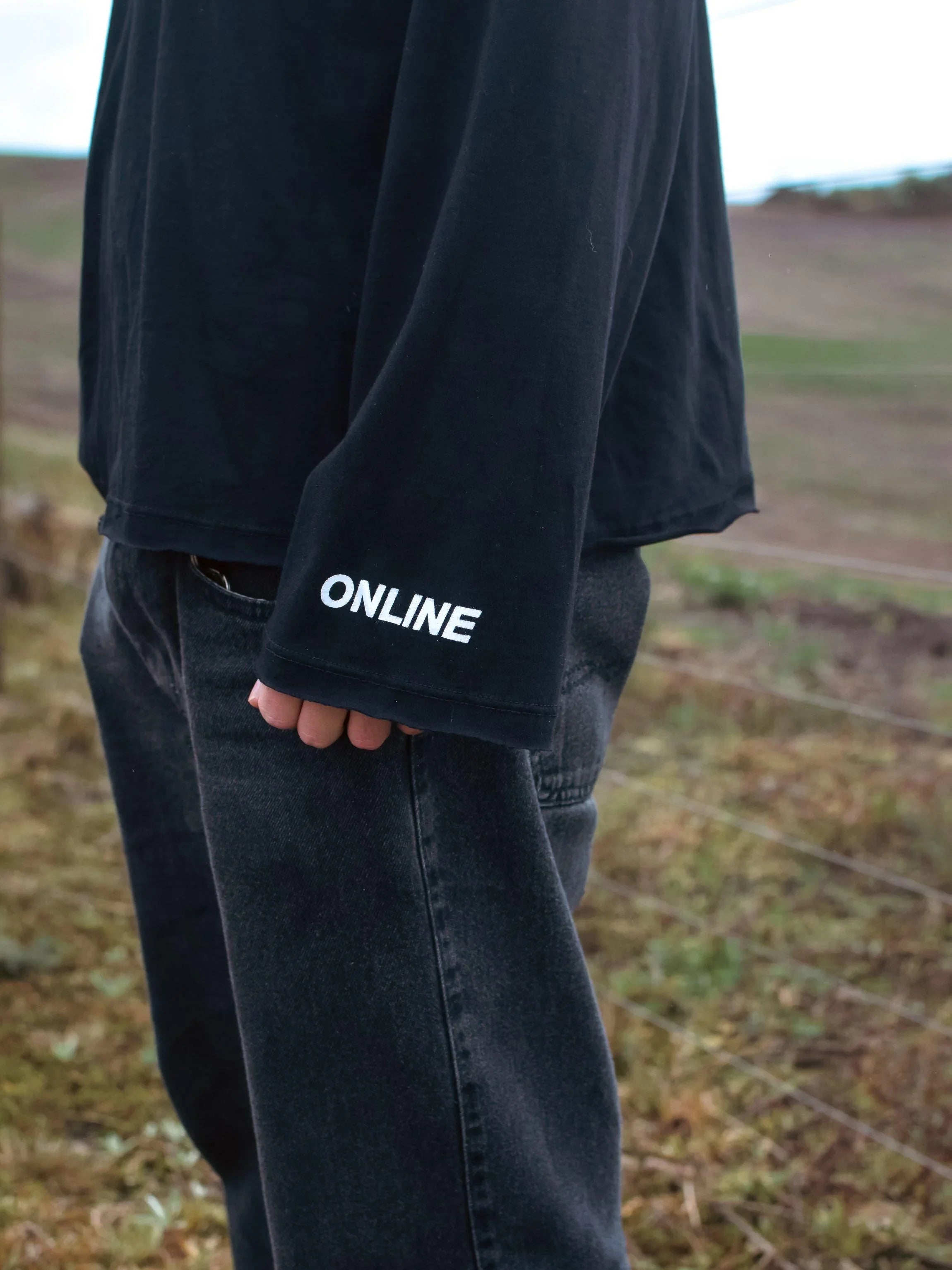 Camiseta Manga Longa SMTMS Preta - Four Street