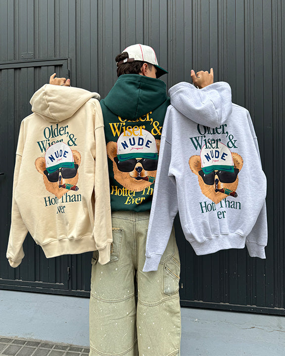 Hot Hoodie Grey Melange