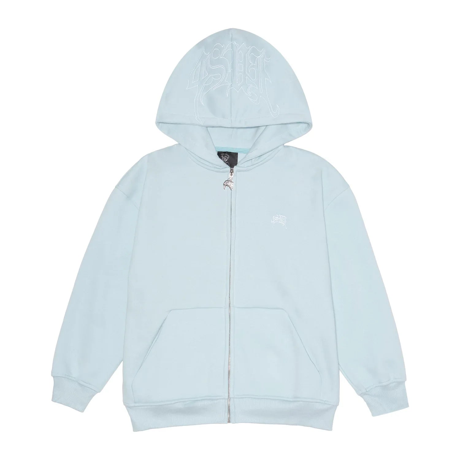 HOODIE ZÍPER 4SUF BABY BLUE - Four Street