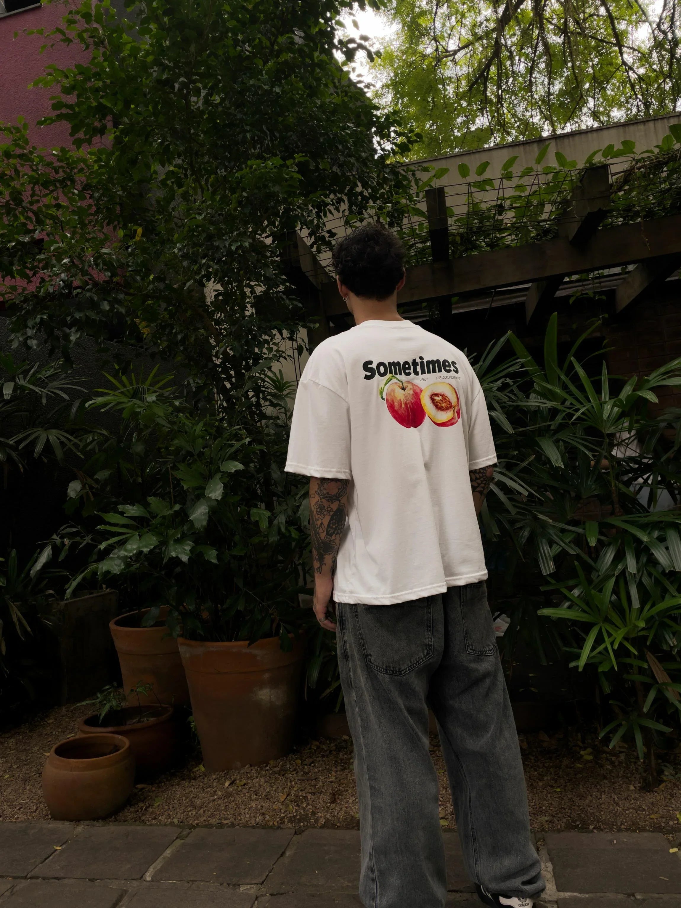 Camiseta Boxy Peach - Four Street