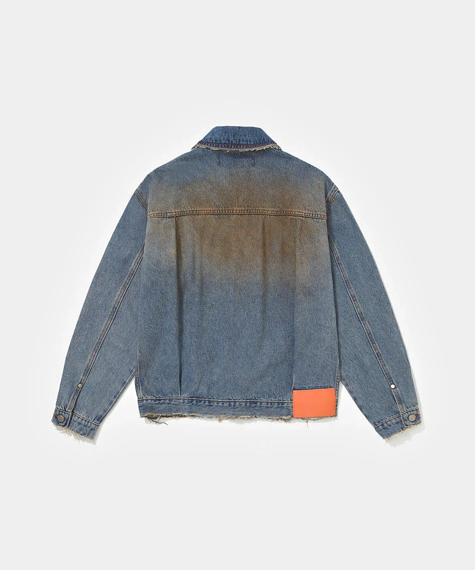 Dirty Denim Jacket - Four Street