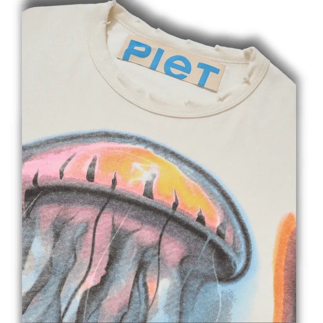 CAMISETA PIET JELLY FISH AIR BRUSH - Four Street