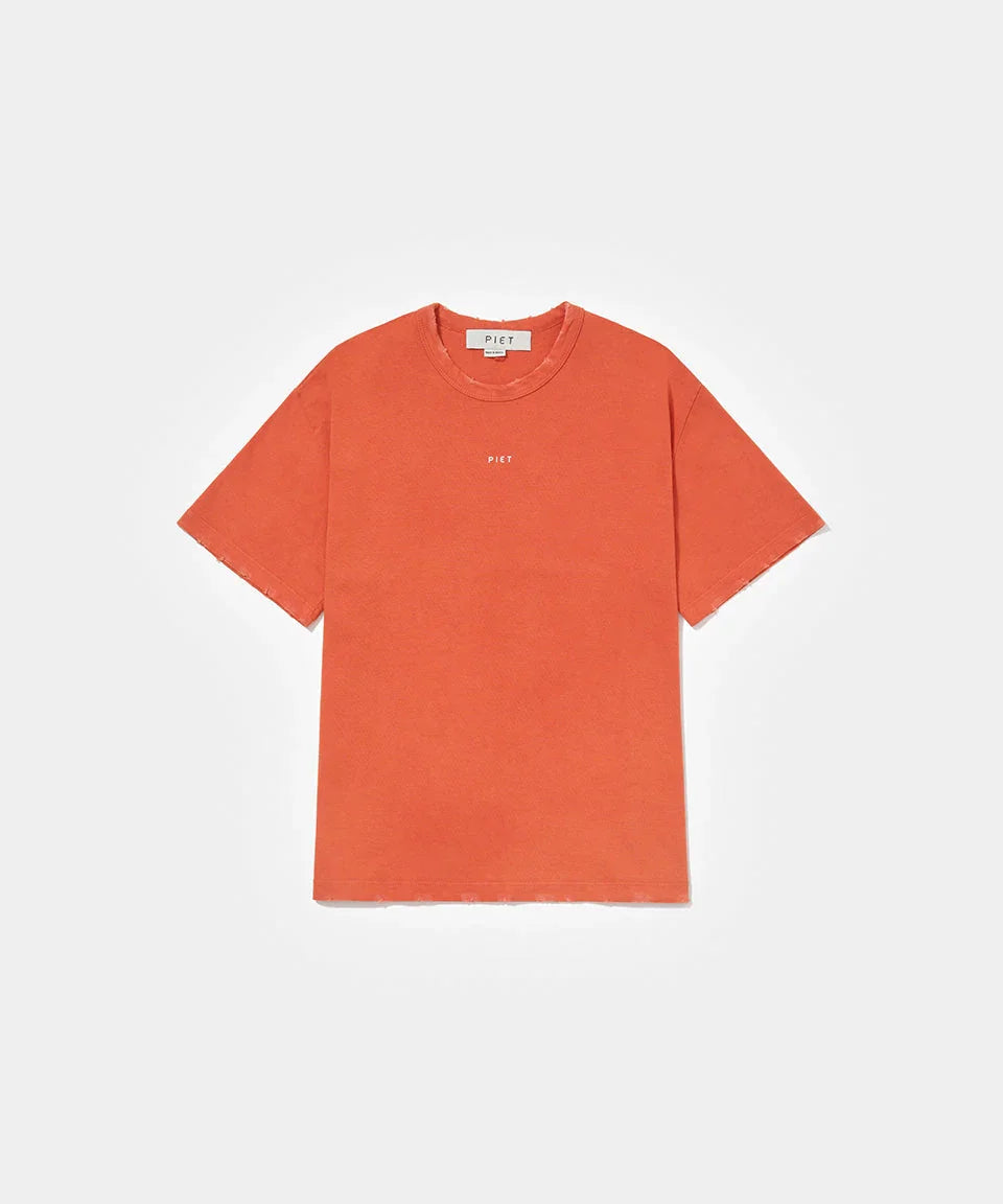 Logo T-shirt Vintage Orange - Four Street