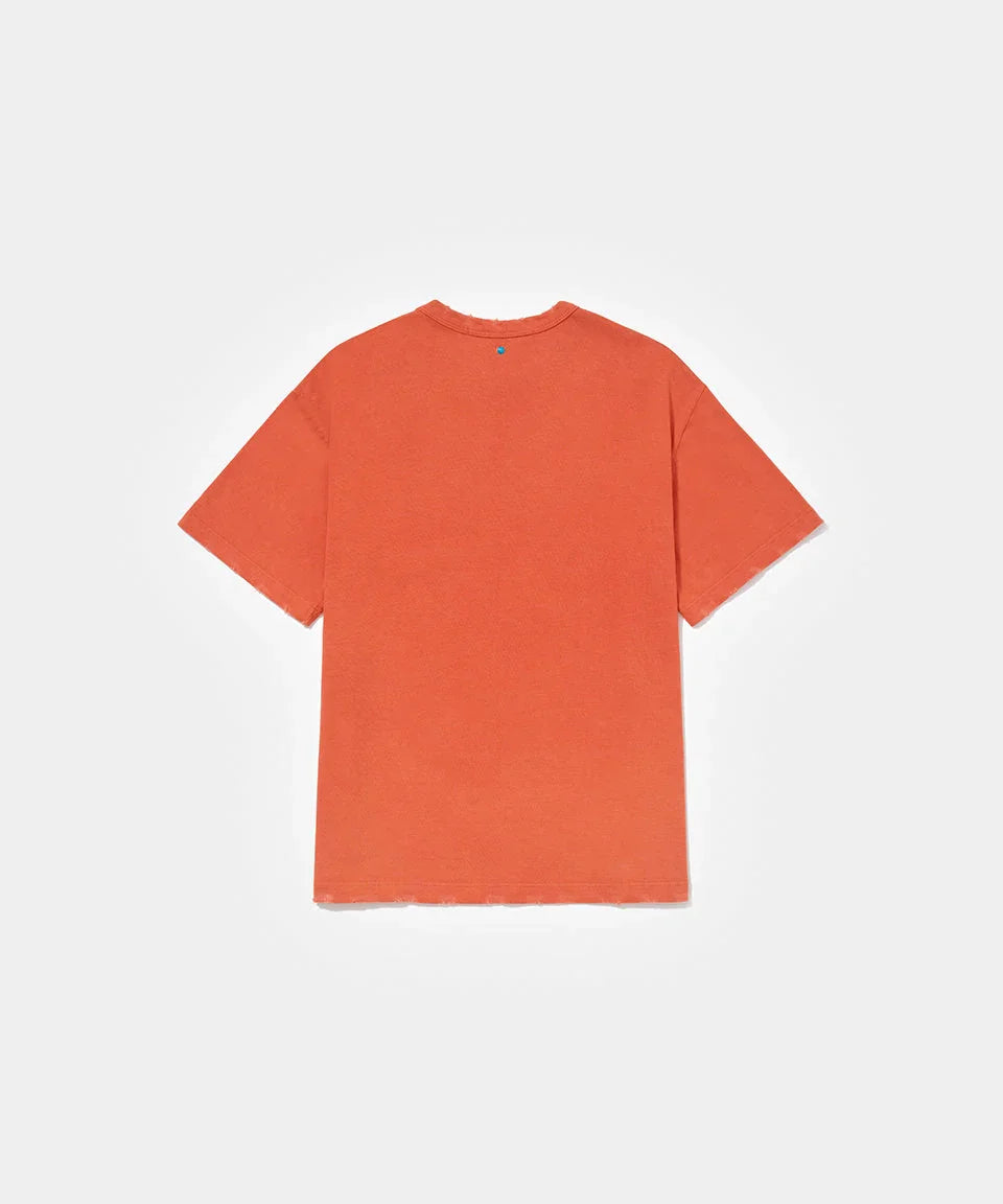 Logo T-shirt Vintage Orange - Four Street