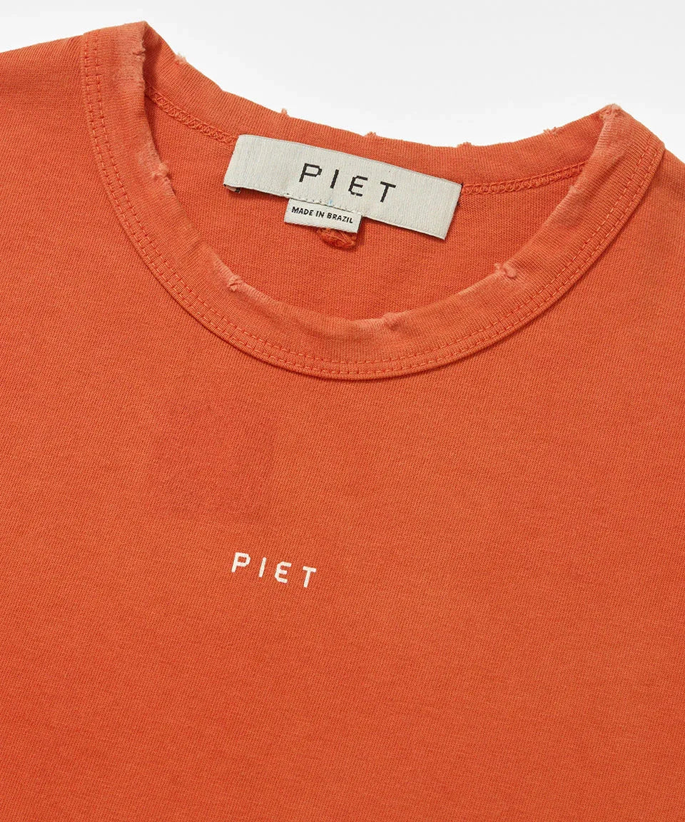 Logo T-shirt Vintage Orange - Four Street