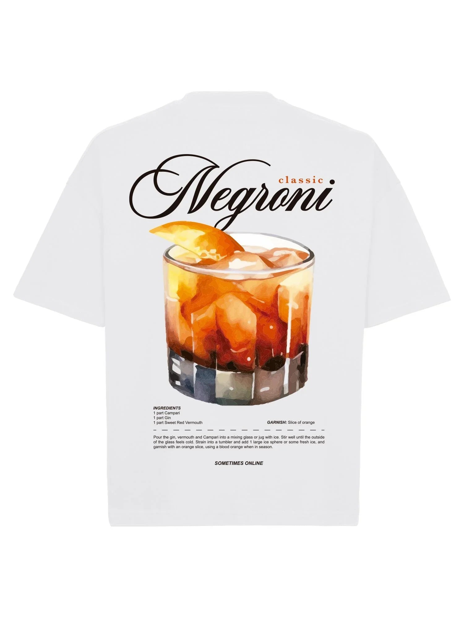 Camiseta Boxy Negroni - Four Street