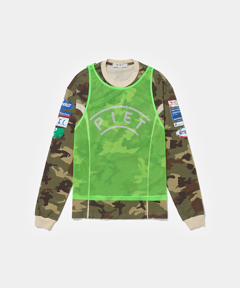 Camiseta Manga Longa Camo