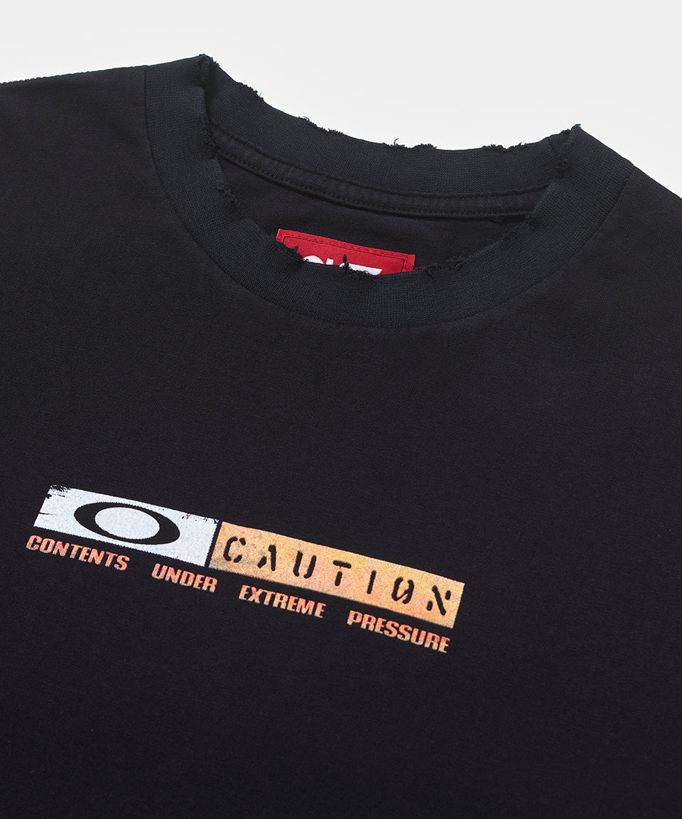 Camiseta Piet + Oakley Caution - Vintage Black