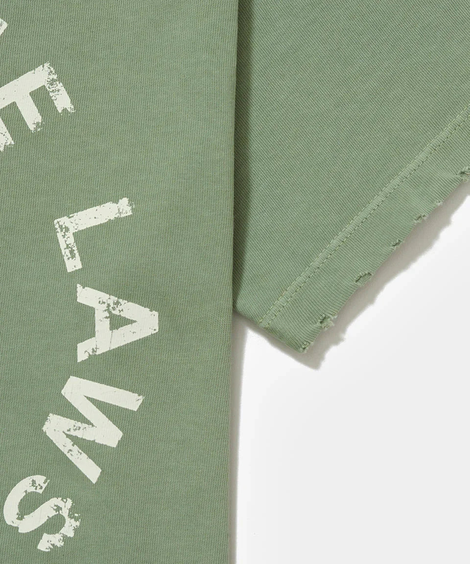 I Obey Fitted Tee - Light olive - Four Street