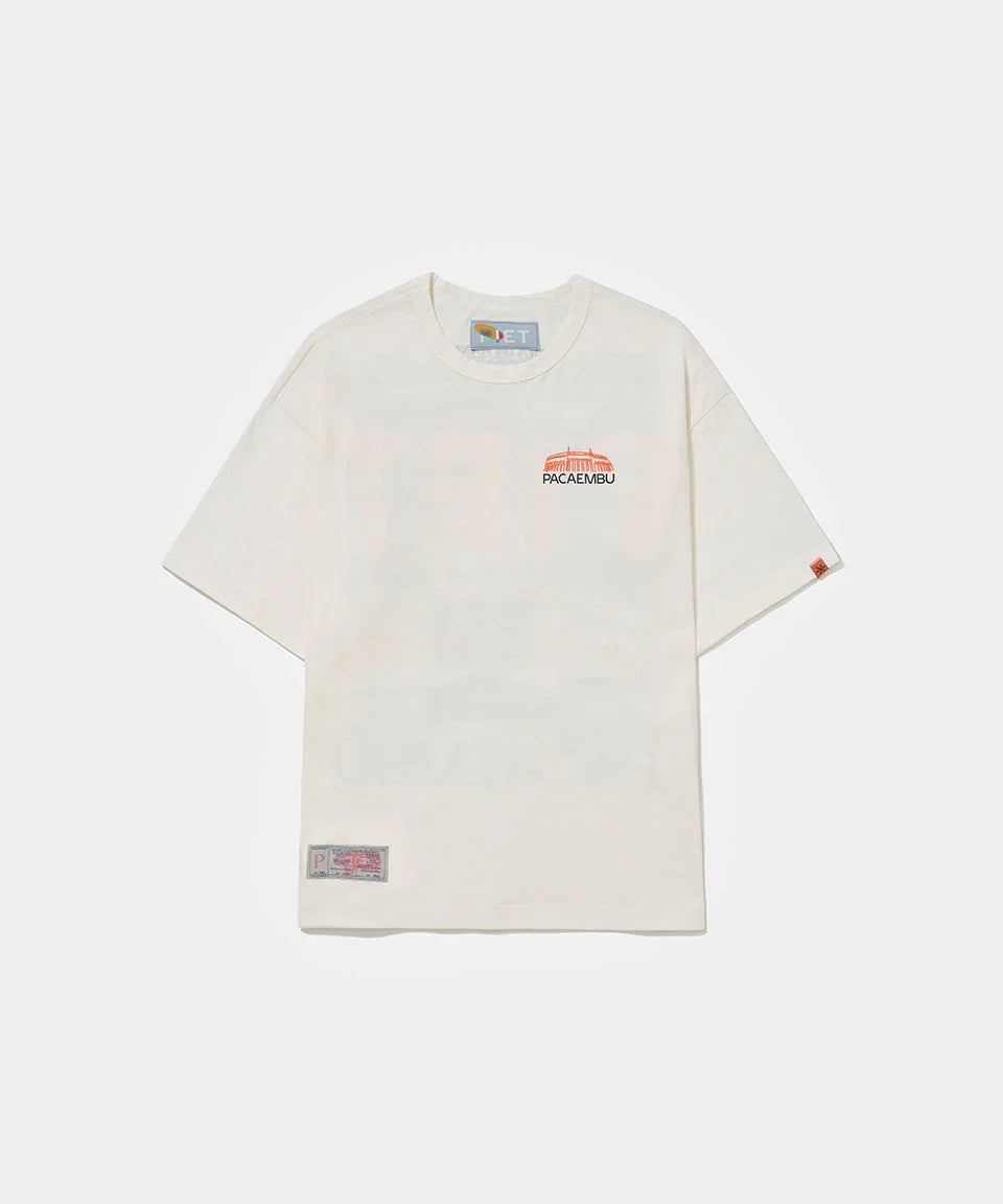 Piet + Pacaembu T-shirt - Bone White - Four Street