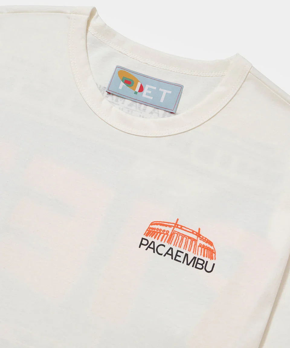 Piet + Pacaembu T-shirt - Bone White - Four Street