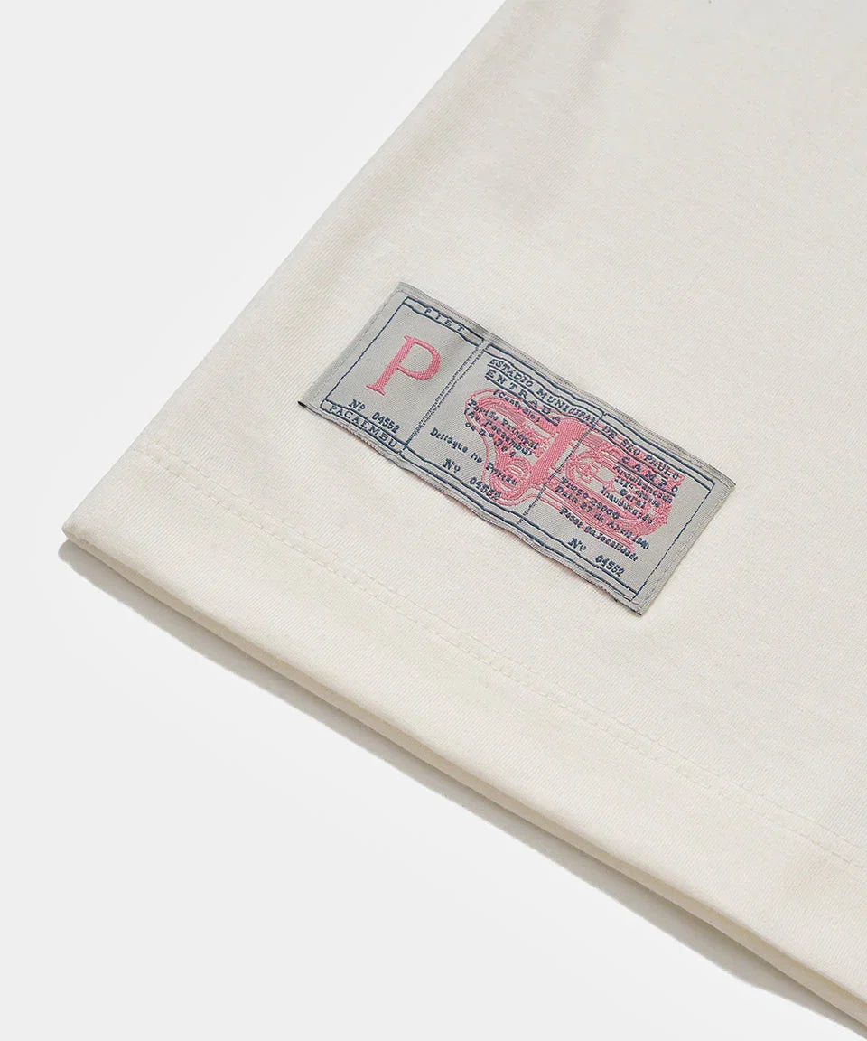Piet + Pacaembu T-shirt - Bone White - Four Street