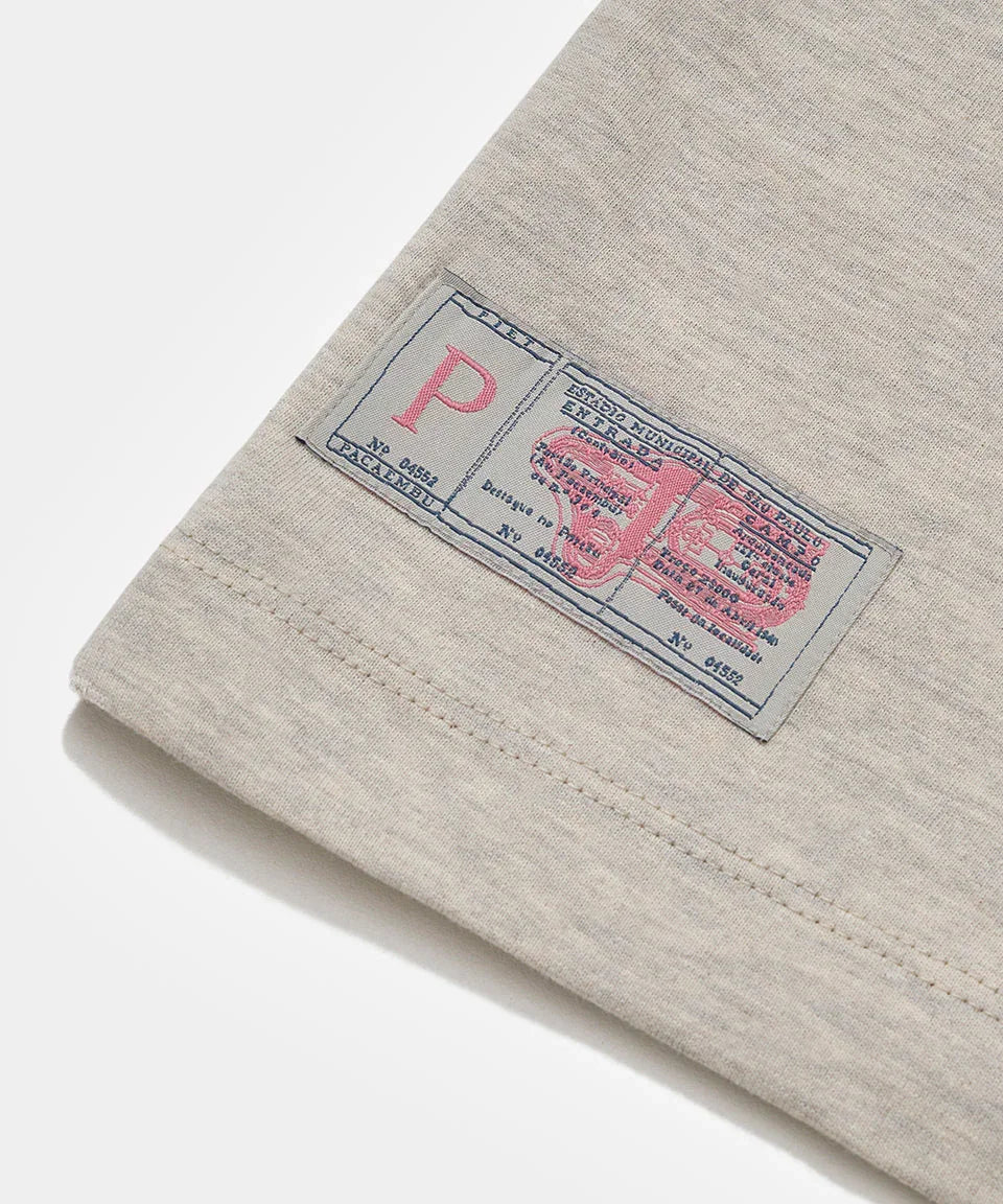 Piet + Pacaembu T-shirt - Grey - Four Street