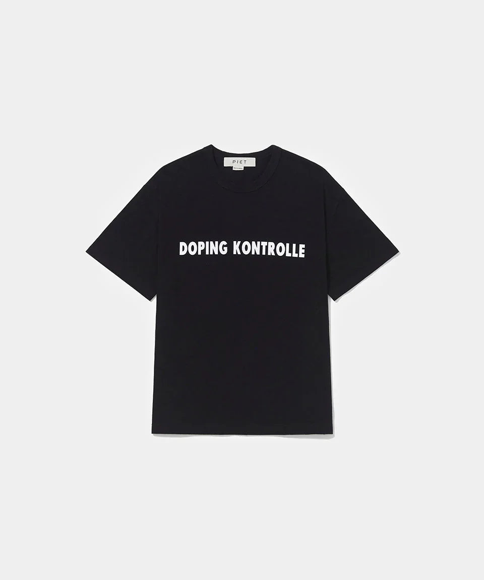 Doping Kontrolle T-shirt Black - Four Street