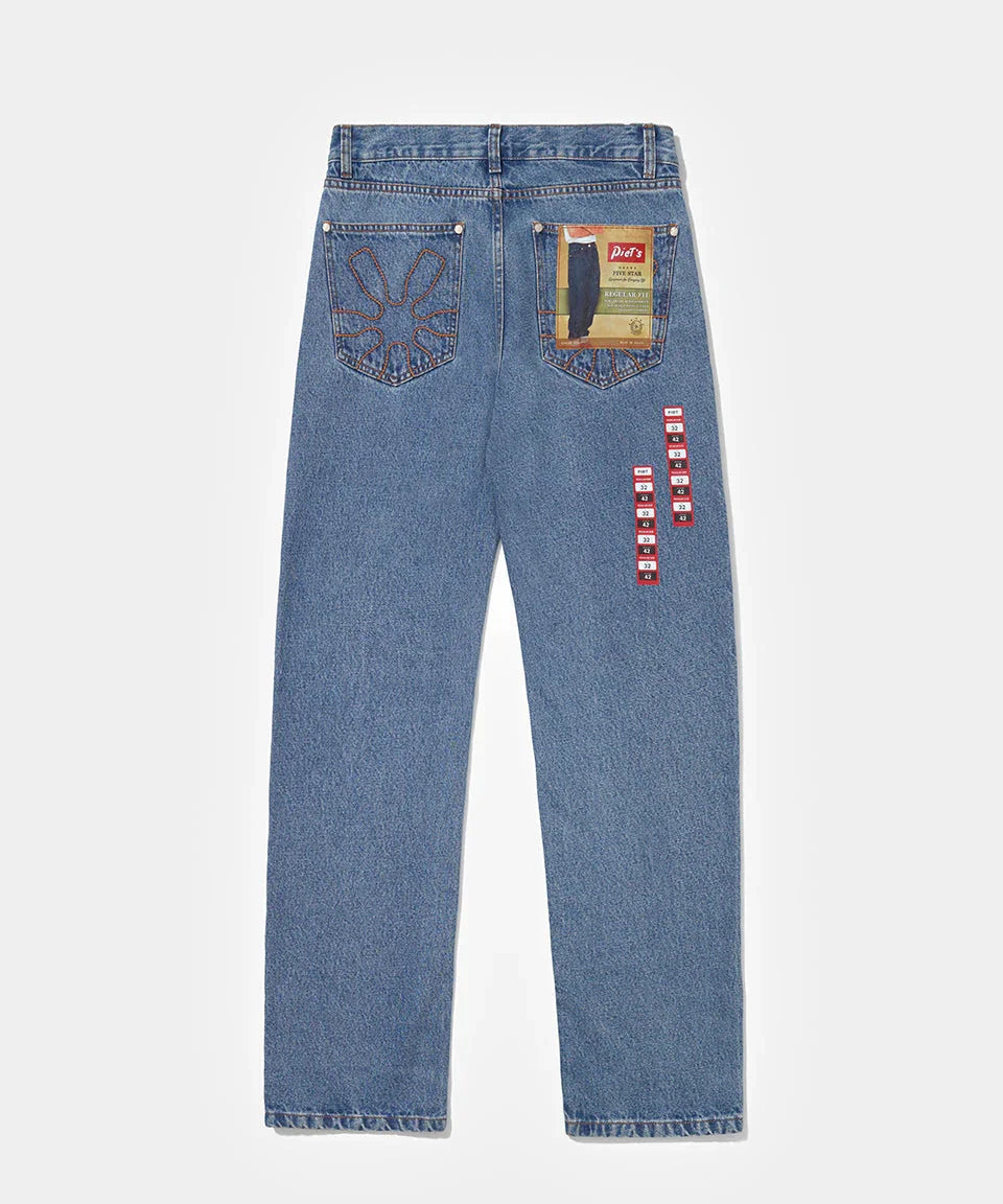 Brand New Pants Washed Denin - Four Street