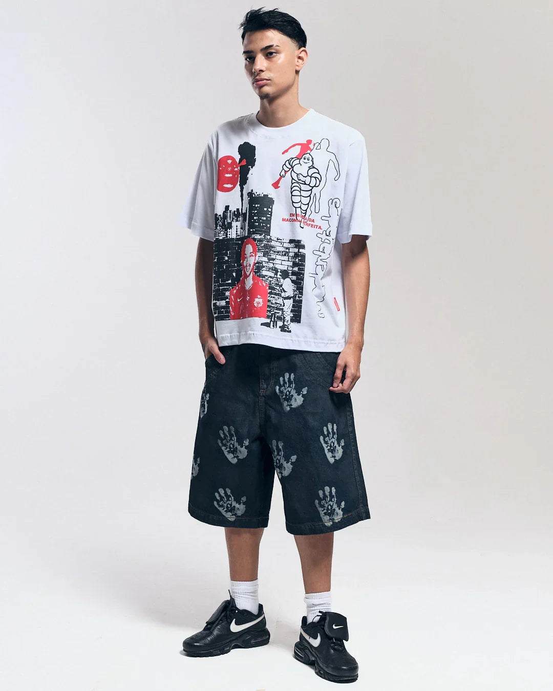 CAMISETA CIDADE MALUCA OFF WHITE - Four Street